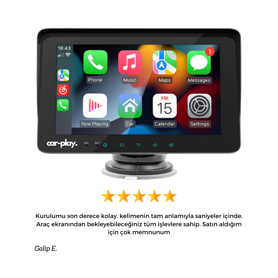 Playtronik Tak Al T R Kablosuz Apple Carplay Ve Android Auto Oto