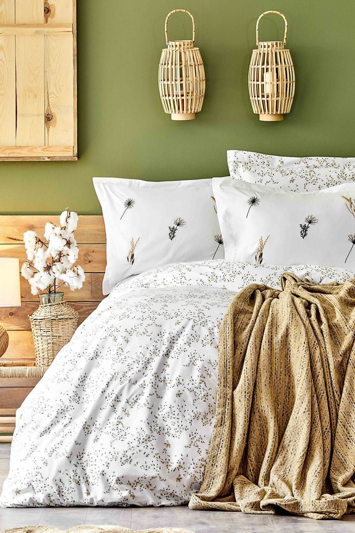 Karaca Home Mano Nish Yesil 7 Parca Cift Kisilik Nish Set Trendyol