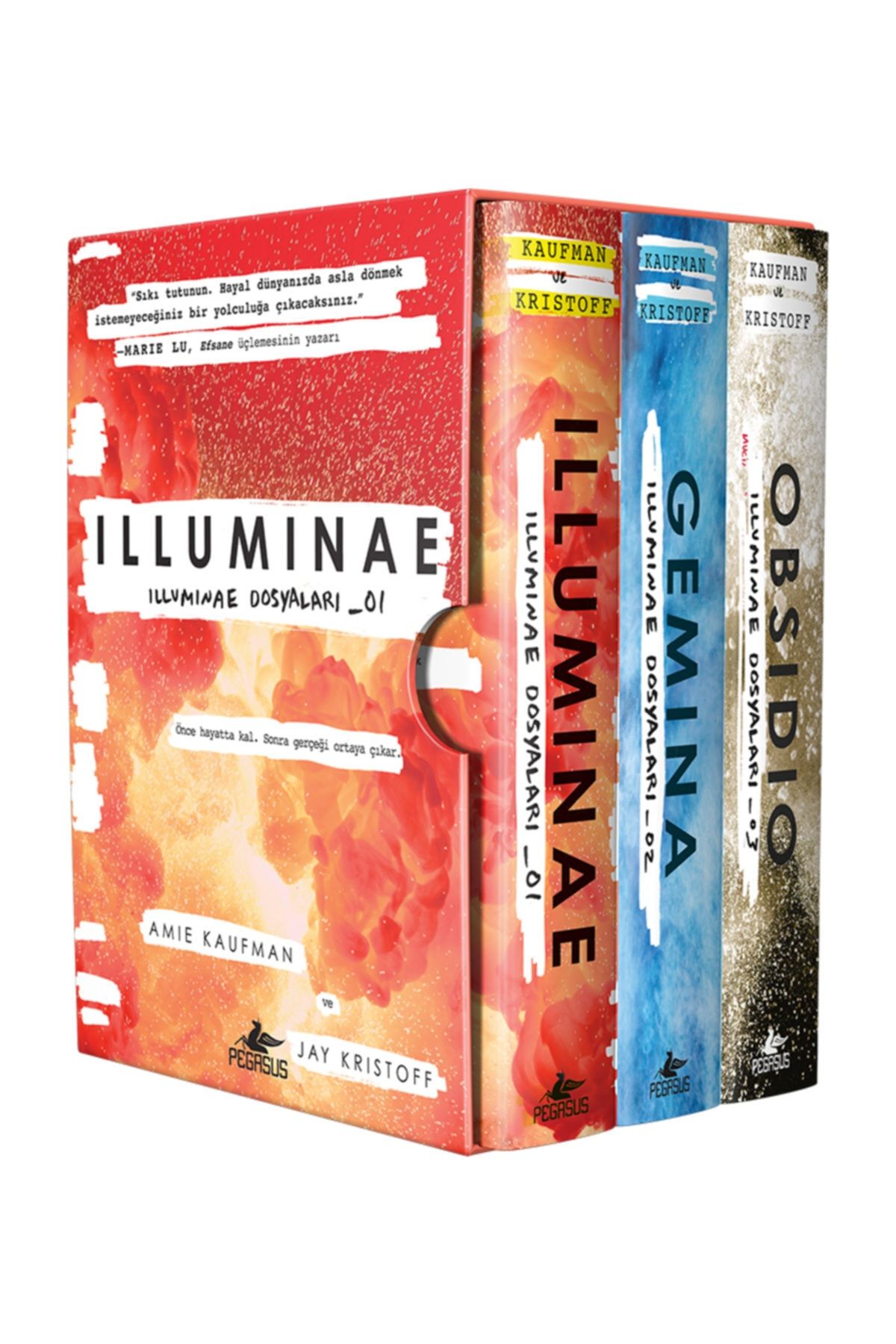Pegasus Yayinlari Illuminae Dosyalari Serisi Takim Set 3 Kitap Illuminae Gemina Obsidio Trendyol