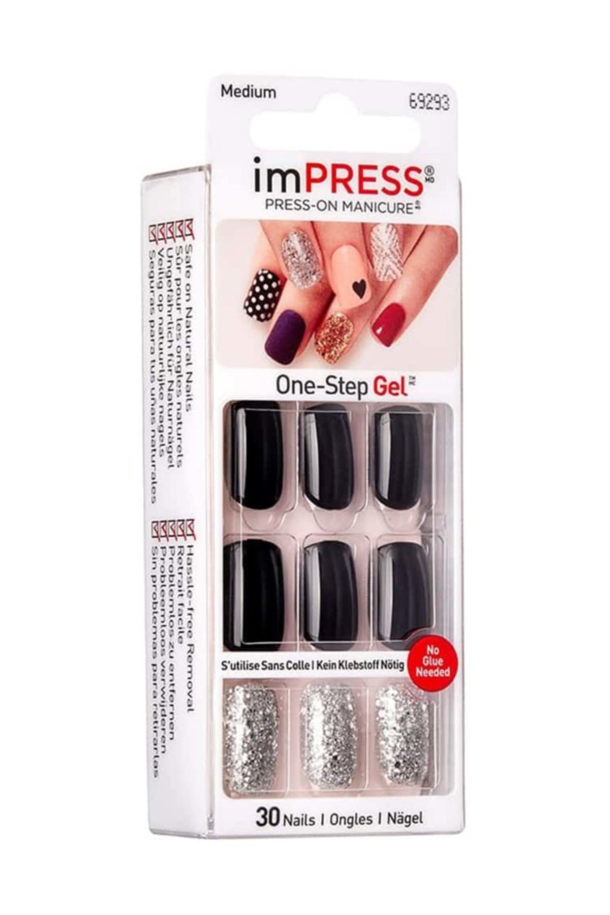 Kiss Impress Bipam017 Kendinden Yapiskanli Takma Tirnak Trendyol
