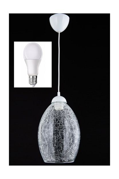 Ozturk Avize Cam Ozturk Modern Sarkit Cam Tekli Avize Led Ampul Hediyeli Ozt140 Trendyol