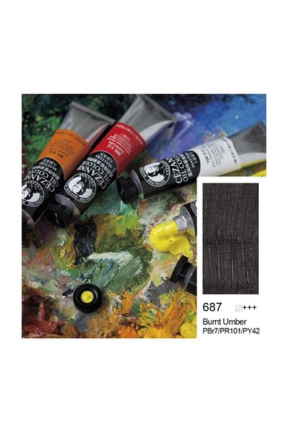Cezanne Extra Fine Yagli Boya 45 Ml Burnt Umber 687 6 Li Kutu Com 687 Trendyol