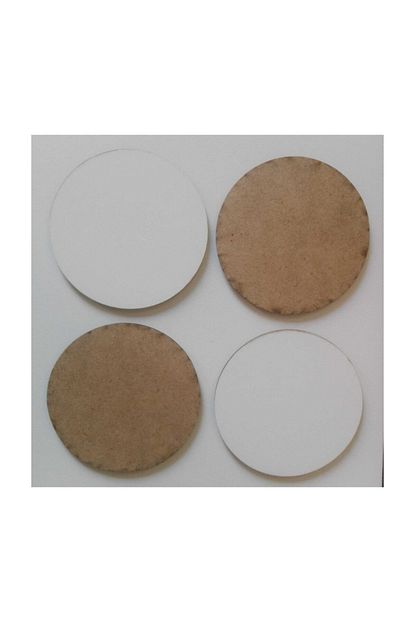 Gezer Nikah Sekeri 3 Mm Tekyuz Beyaz Arka Tarafi Ham Mdf Ahsap Yuvarlak 1000 Adet 057088 Trendyol