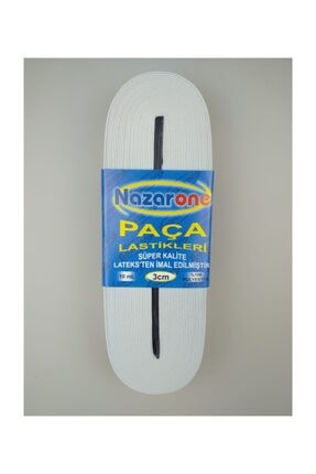 Lastik Beyaz Bel Paça 3 cm 10 mt Image 0