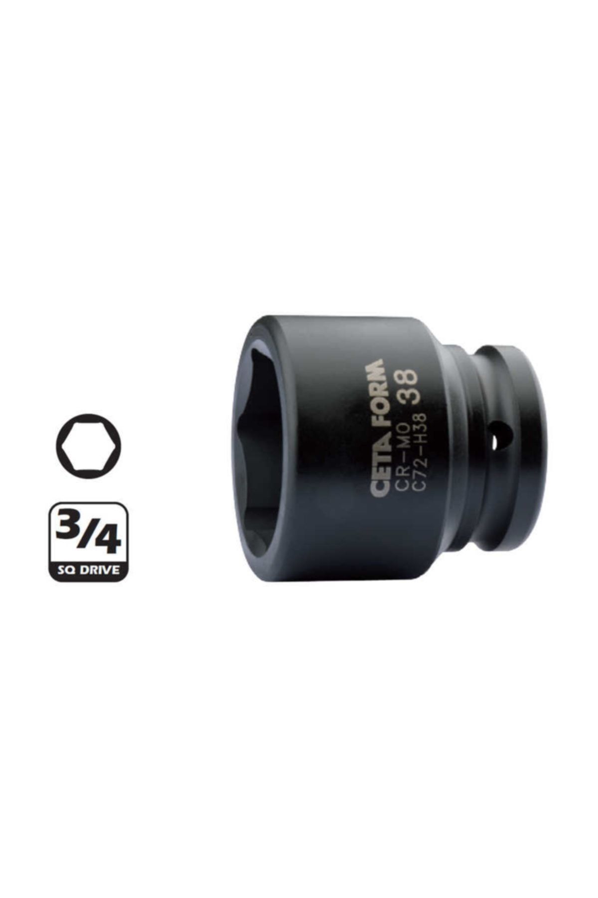 CETA FORM C72-h41 41mm 3/4” 6 Köşe Havalı Lokma Anahtar