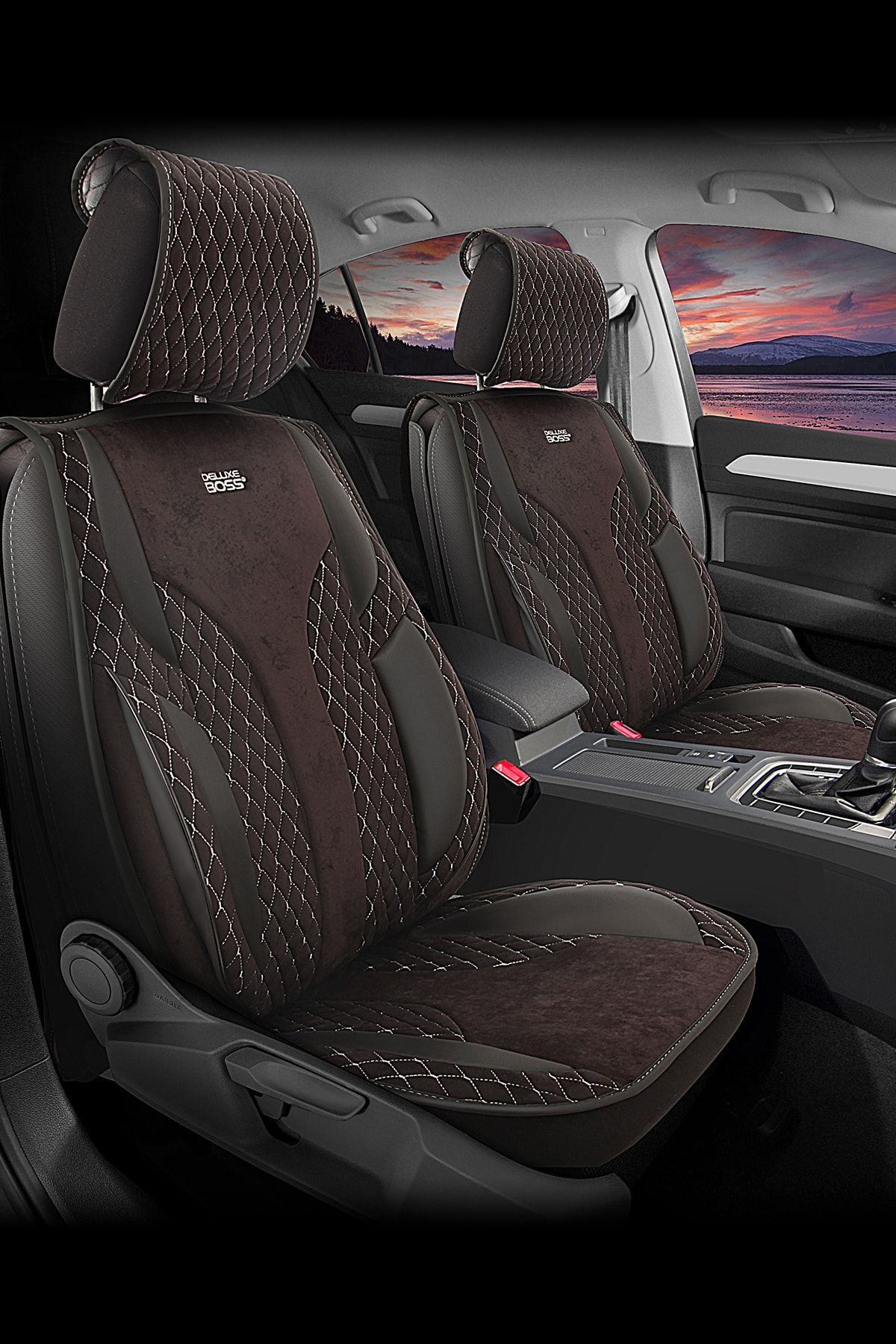 deluxe boss citroen c elysee uyumlu kadife deri oto koltuk kilifi luxury fit comfort cf13 fiyati yorumlari trendyol