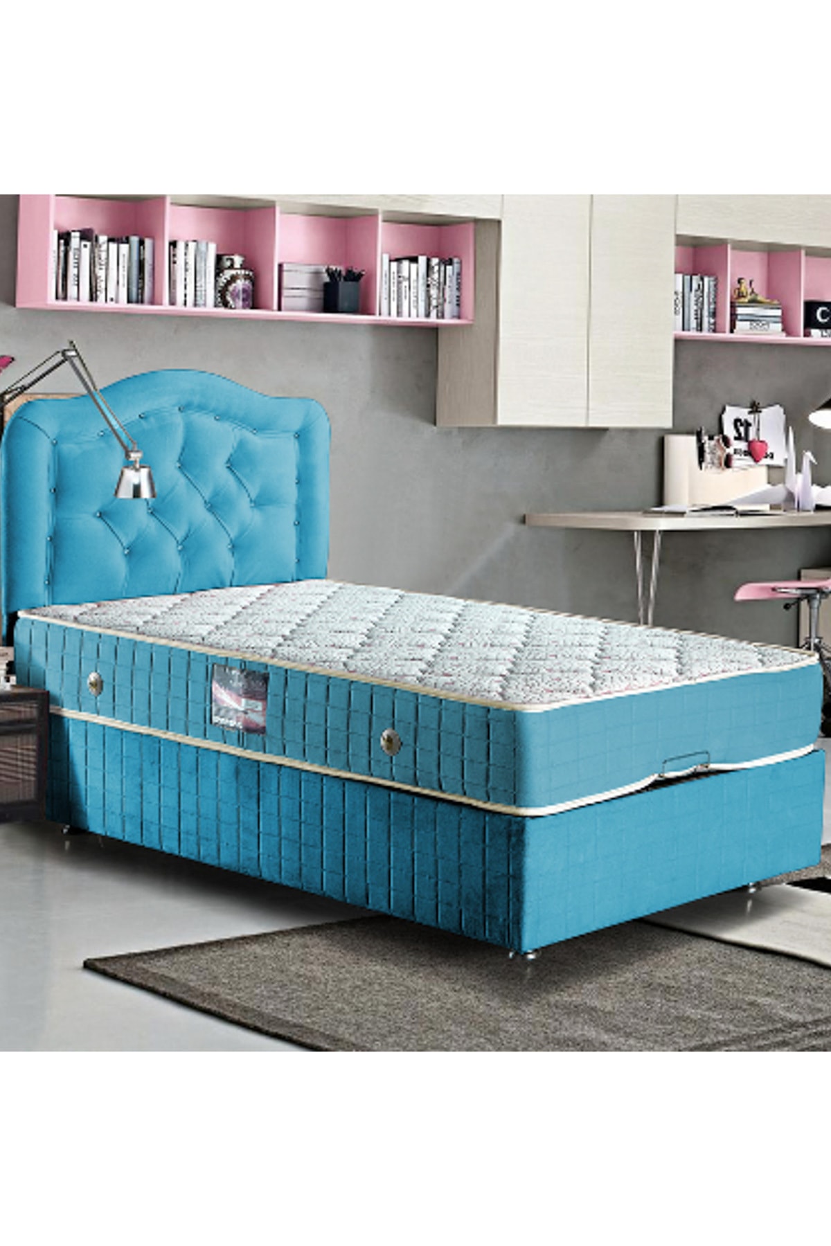 setay sah baza baslik delux full ortopedik yatak seti turkuaz fiyati yorumlari trendyol