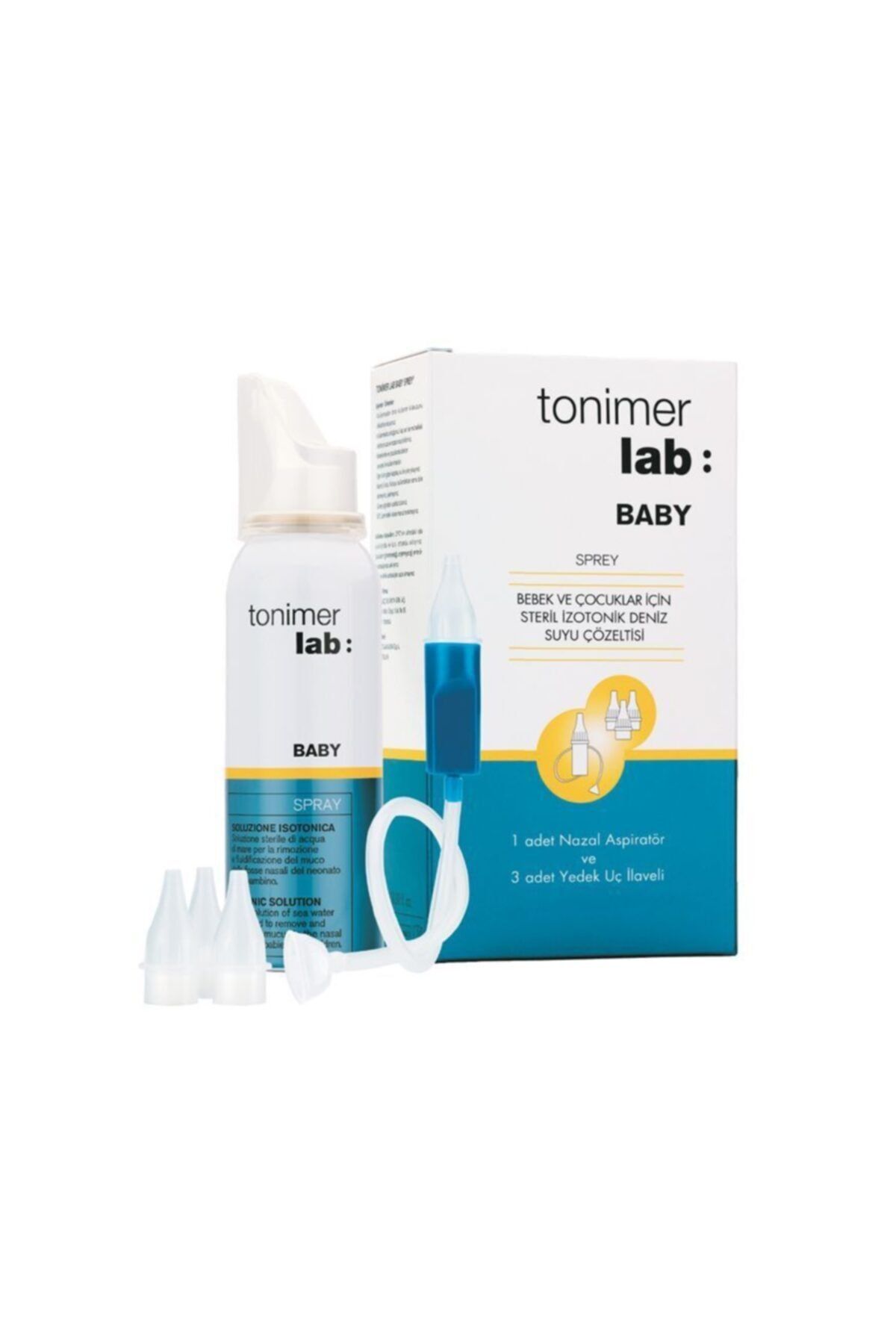 tonimer baby sprey 100 ml aspirator ve