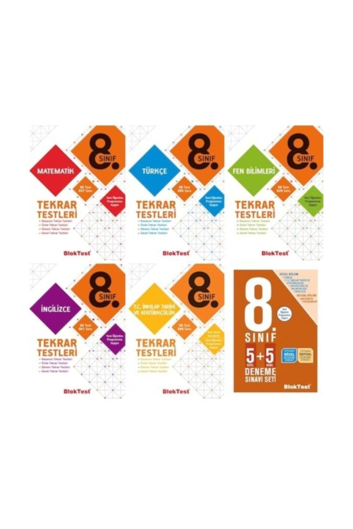 Tudem Yayınları 8. Sınıf Tekrar Testleri Seti Tam Set 1