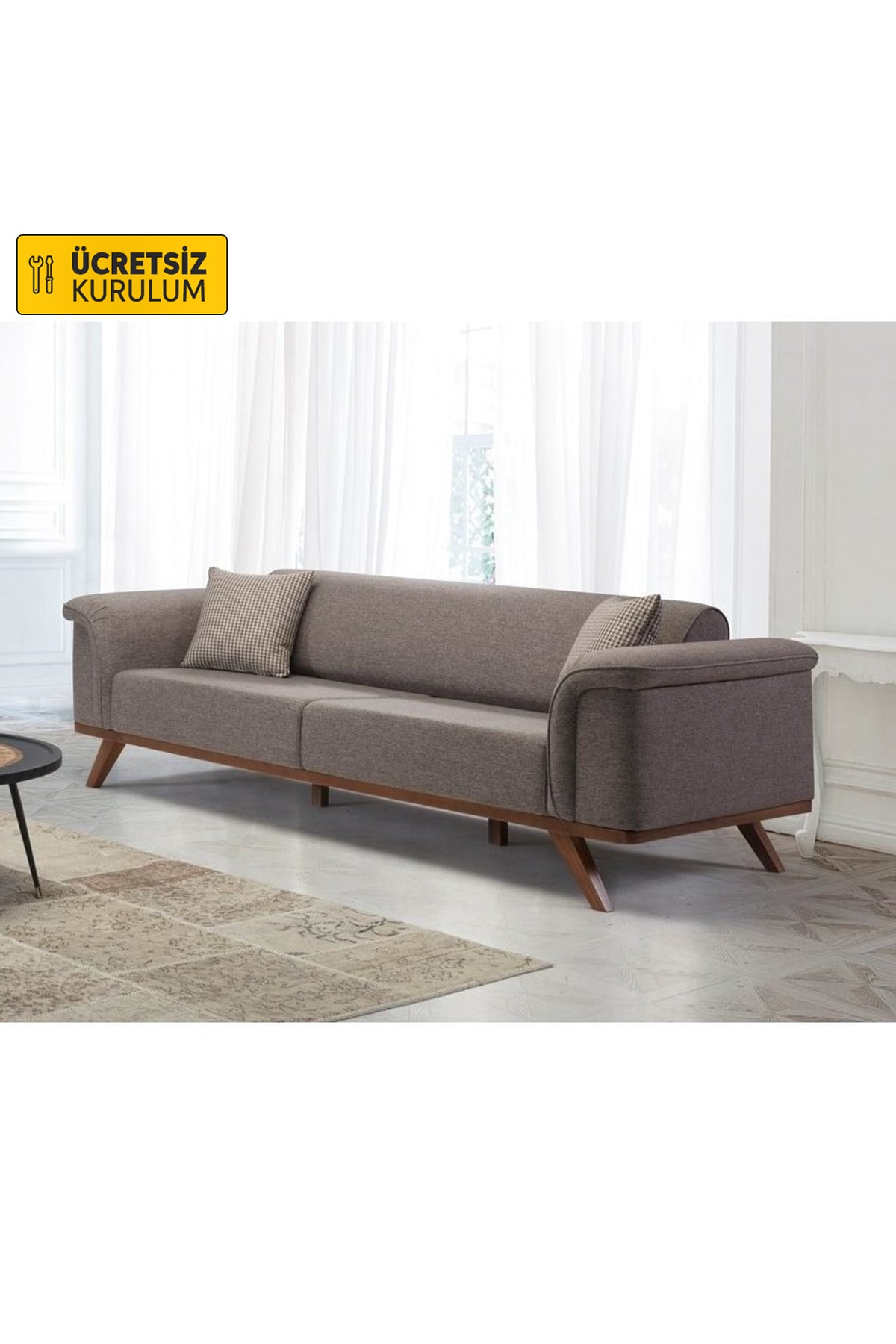 vivense venedik uclu koltuk kahve fiyati yorumlari trendyol