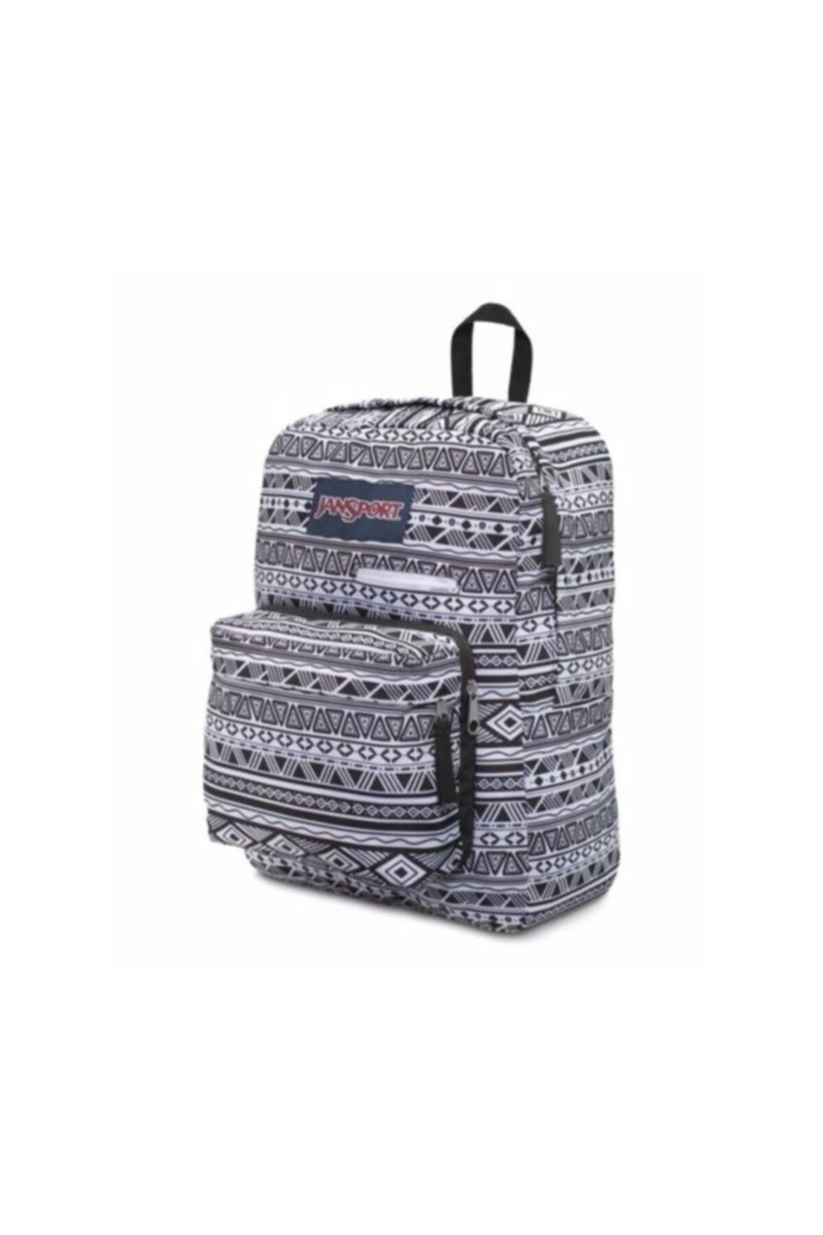 Jansport Digibreak Bag Black white Jazzy Geo 2516 Trendyol