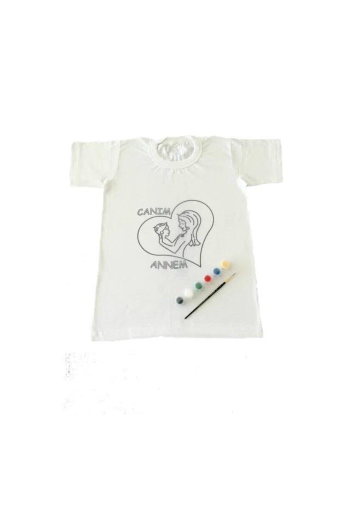 Joy And Toys 8 9 Yas Tisort Boyama Seti Kumas Boyama Canim Annem Cocuk Desenli Fiyati Yorumlari Trendyol