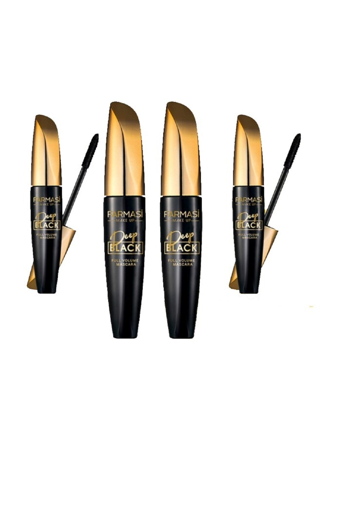 Farmasi Deep Black Dolgunlaştırıcı Maskara-8 ml 4 Adet