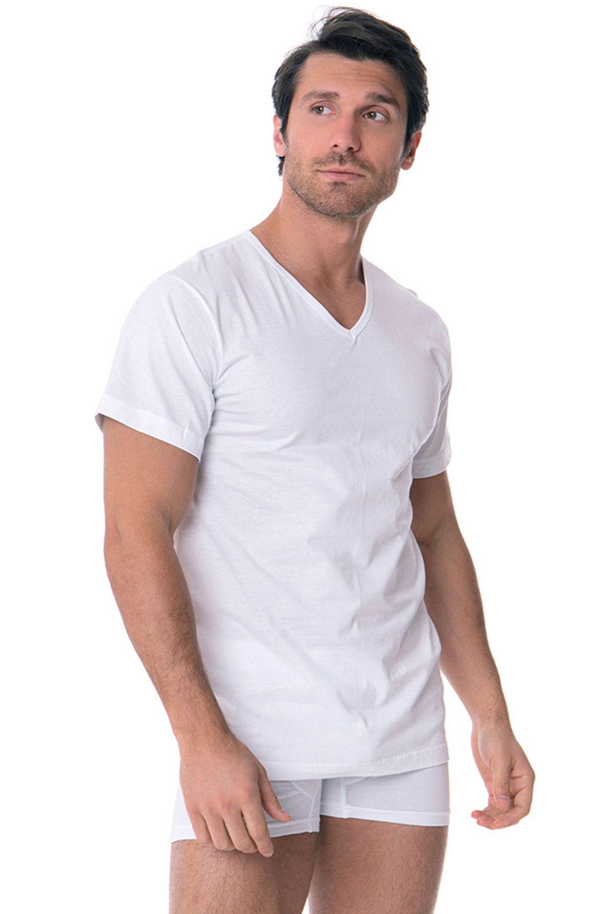 DOREA Pamuk Süprem V Yaka Fanila 3 Adet