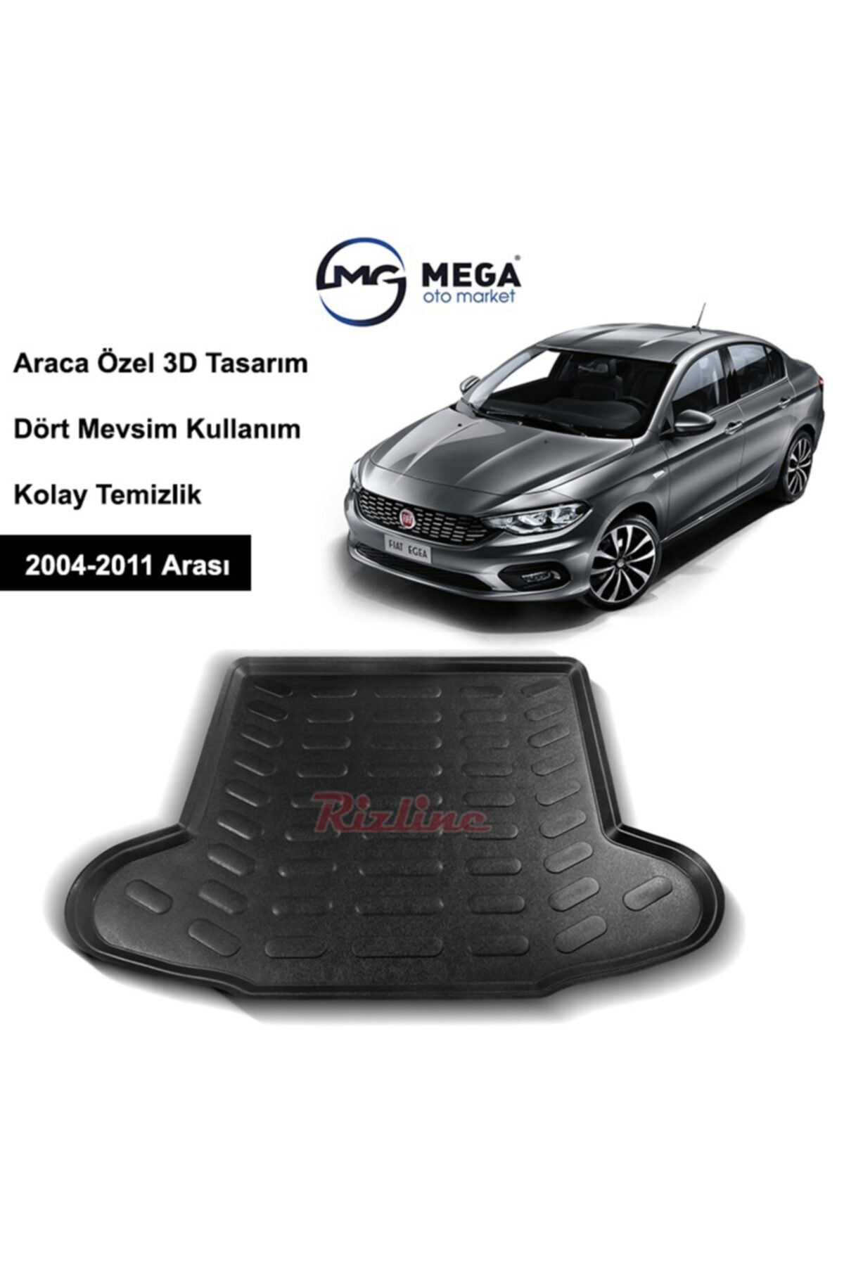 Rizline Fiat Egea Sedan 2014- Sonrası Bagaj Havuzu