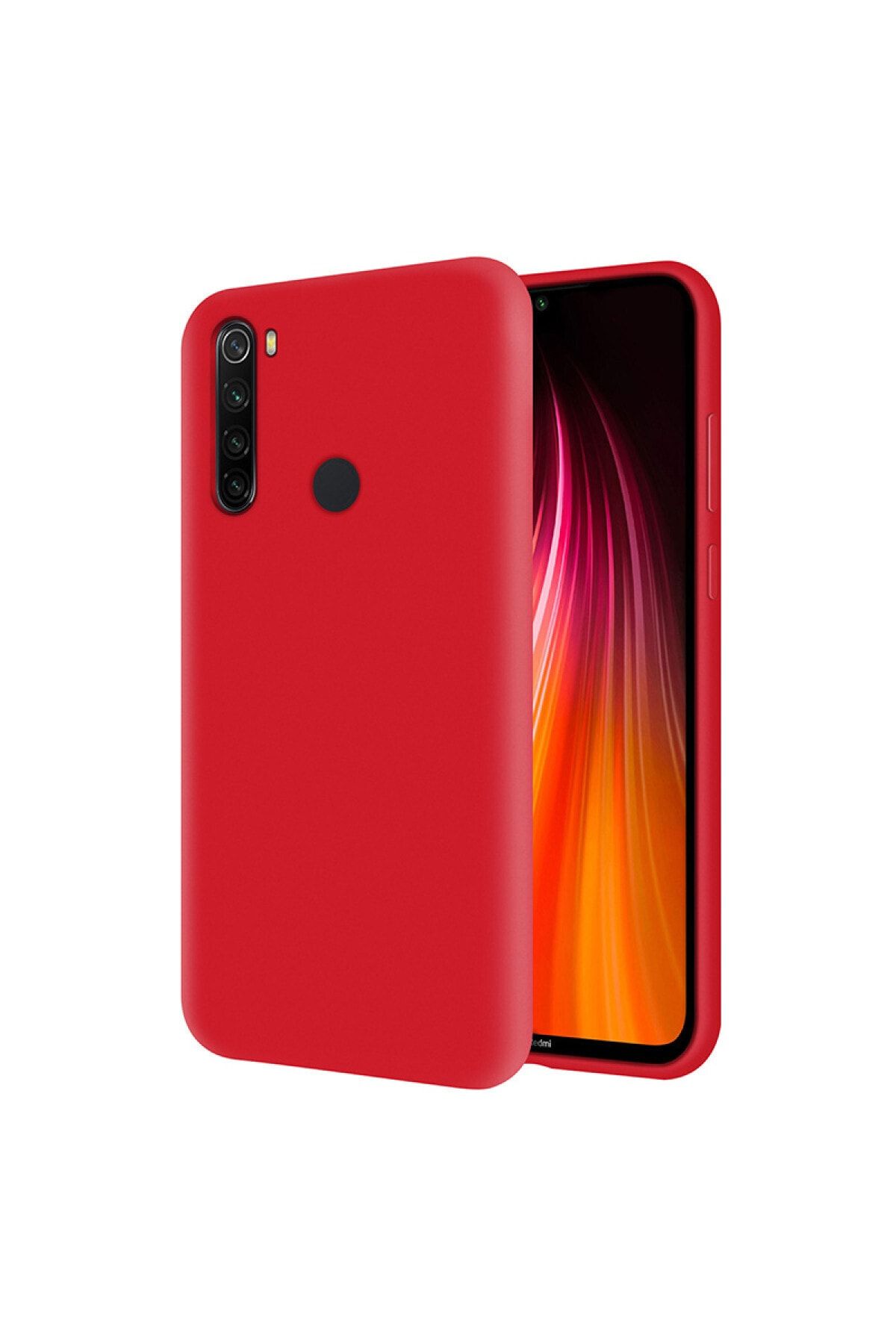 kzy xiaomi redmi note 8 ici kadife soft logosuz lansman silikon kilif kirmizi fiyati yorumlari trendyol