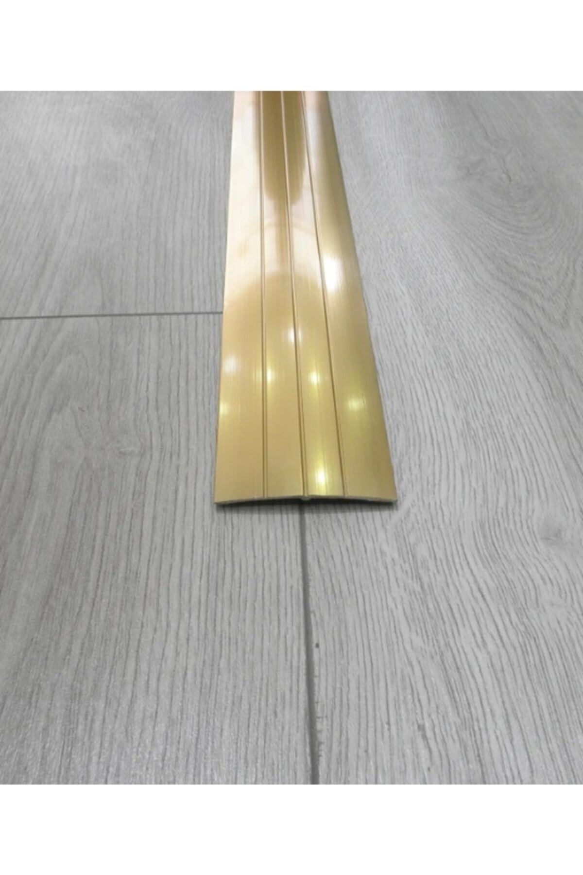 Aydin Çizgili Parke Kapı Eşiği - Eşik Profili (6cm Genişlik, 90cm Uzunluk/sarı Renk)