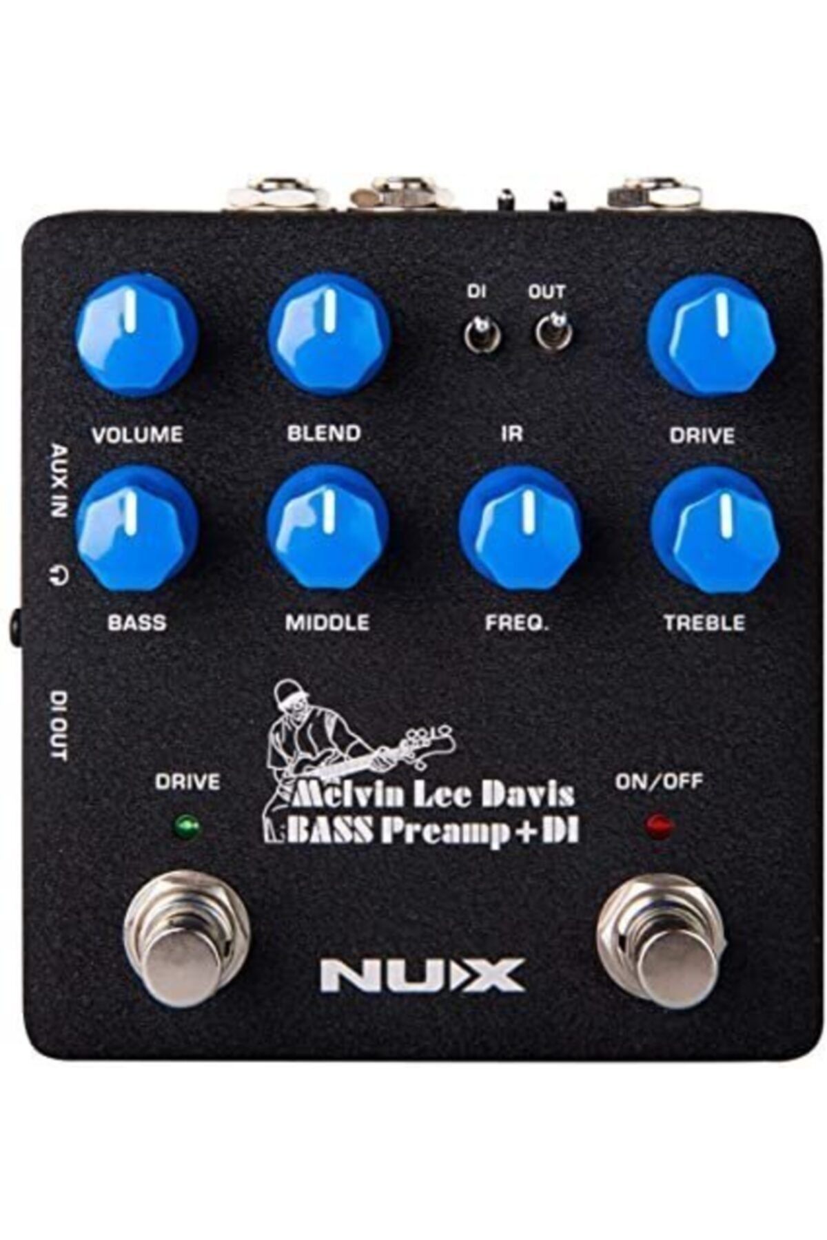 Nux Nbp-5 Melvin Lee Davis Signature Bass Preamp + Dı Box