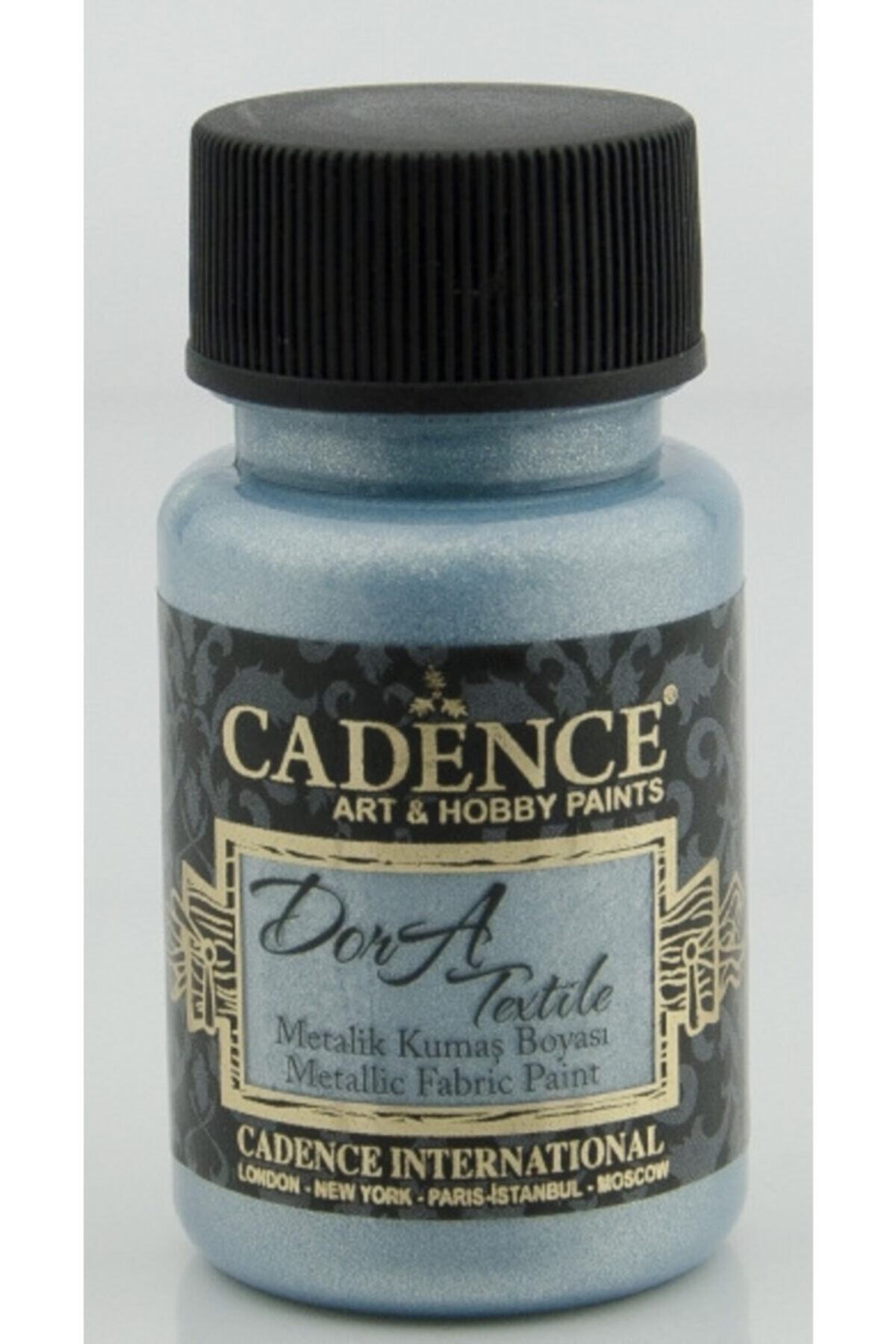 Cadence Metalik Kumaş Boyası Aqua Mavi 50 Ml