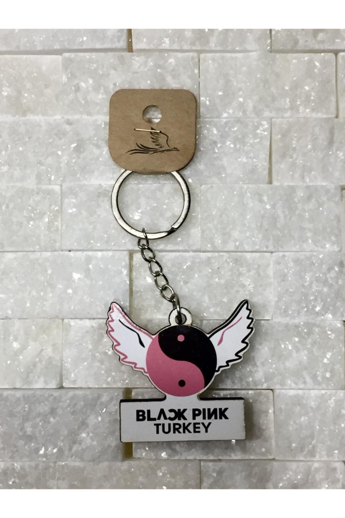 Panda Black Pink Modelli Anahtarlık