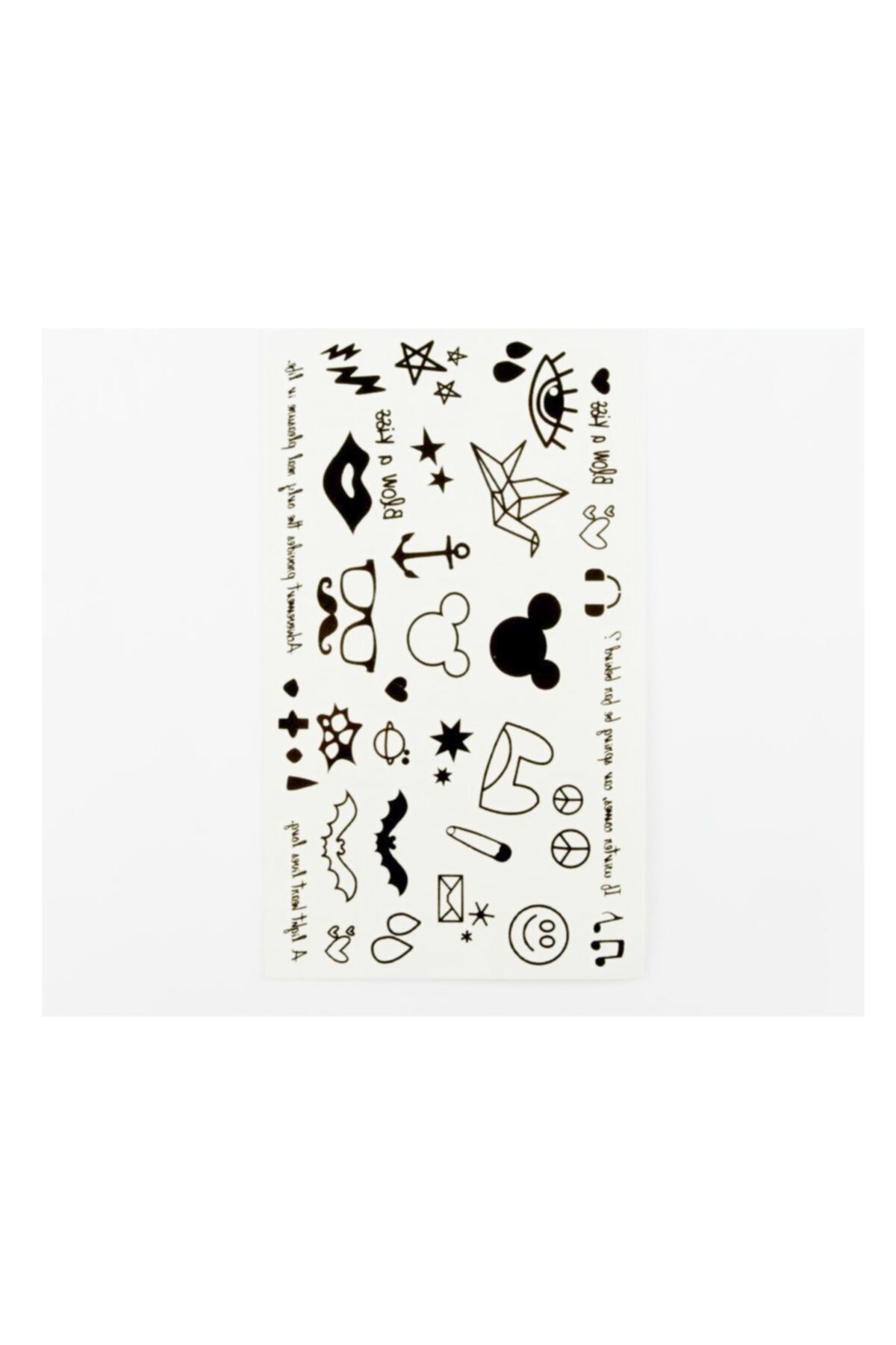 Design Look Mickey Mouse Figürlü  Dövme