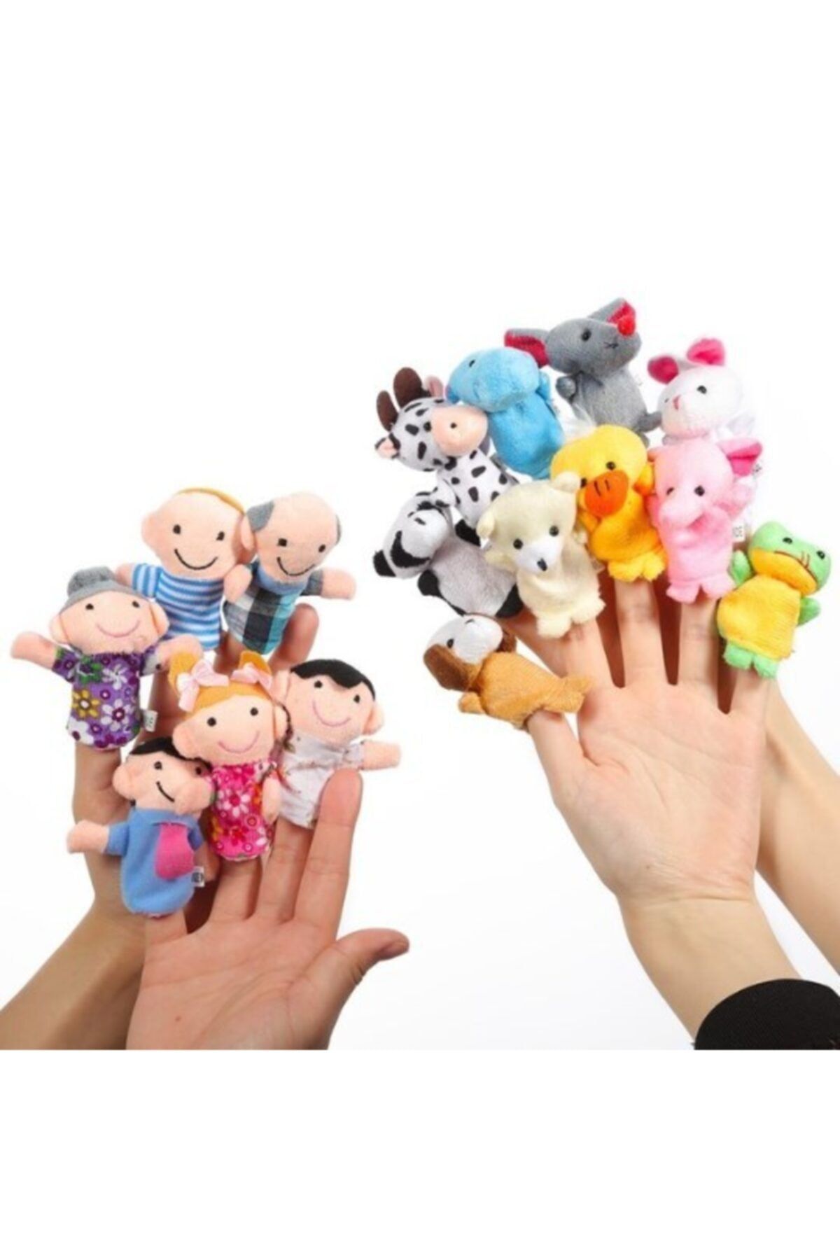 4U Parmak Kukla Peluş  16 Parça