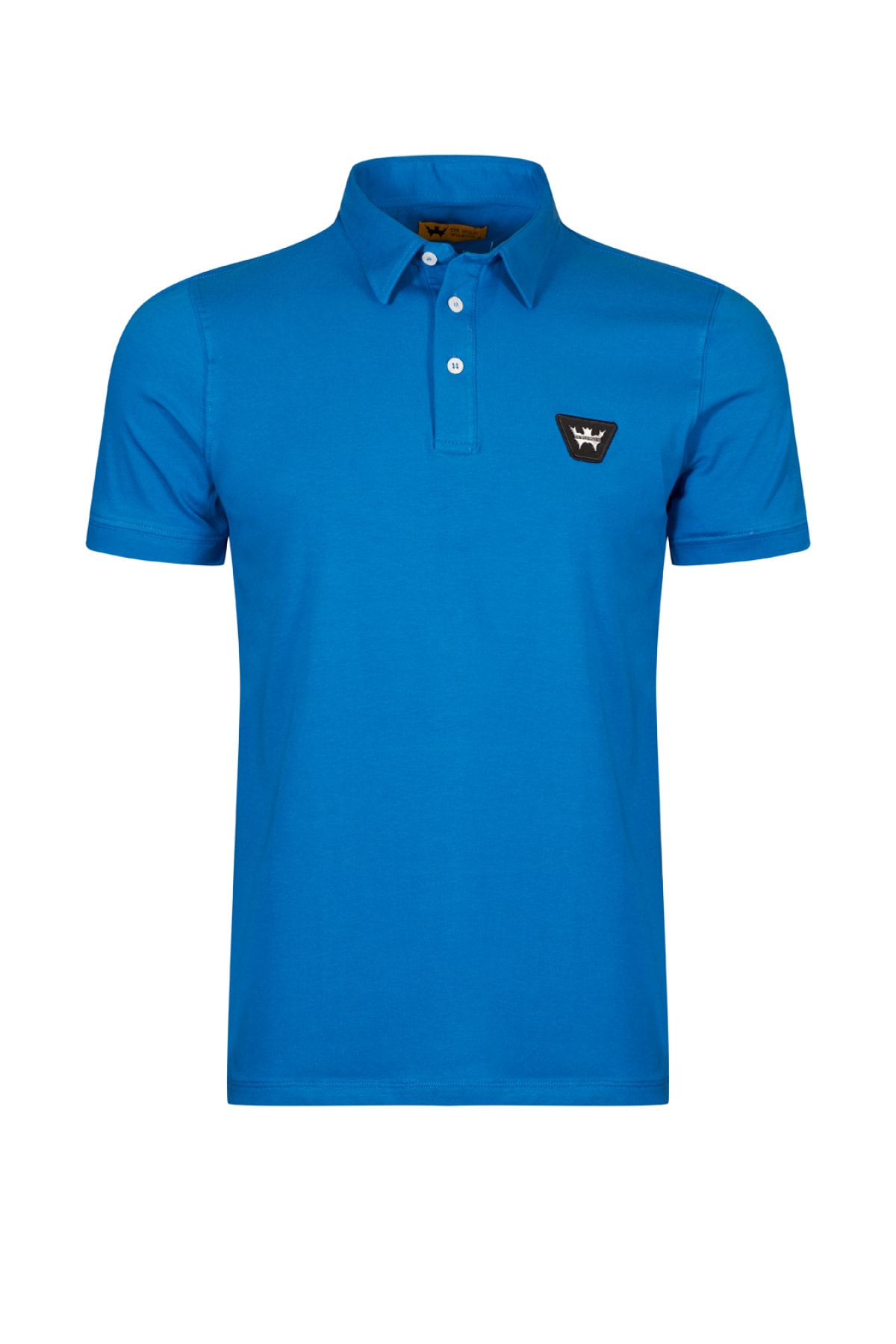 THEWILDWALKING Erkek Mavi Polo Yaka Erkek T-shirt