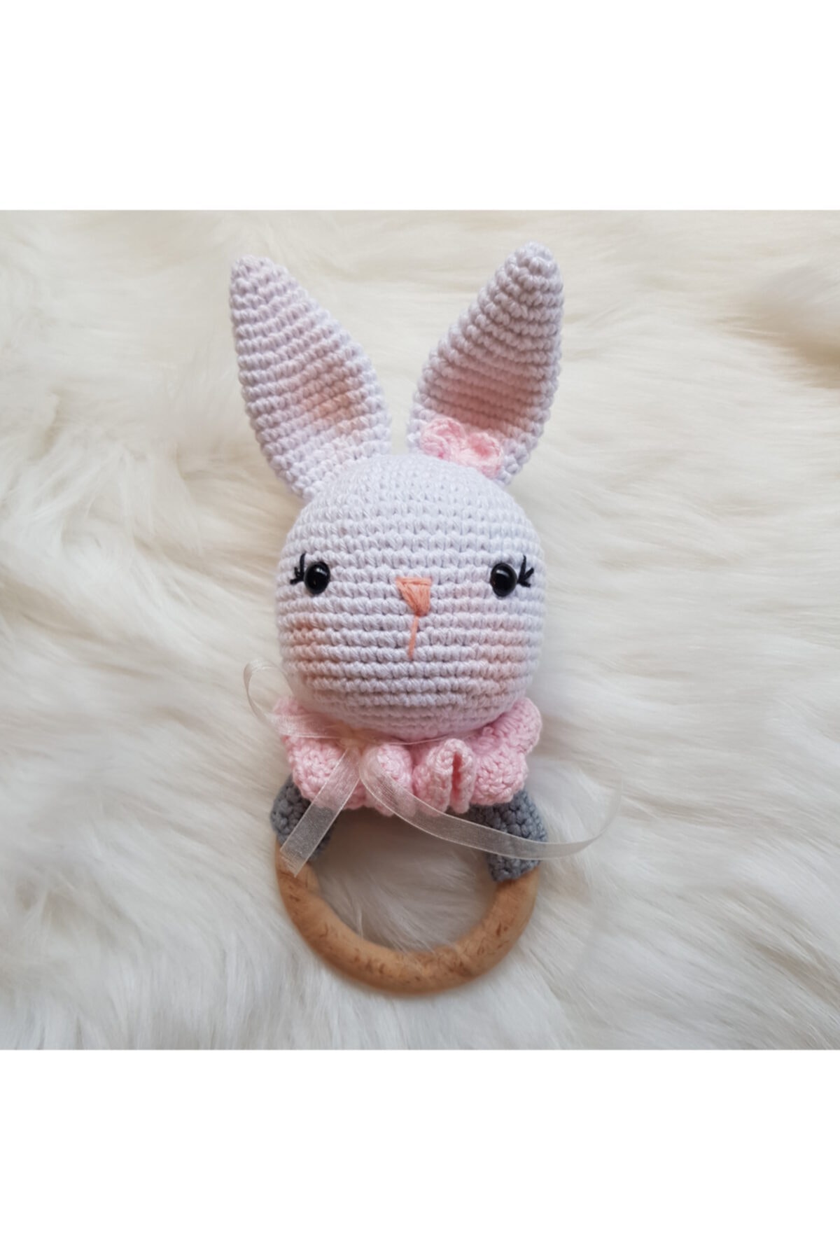 Gülsebaby Amigurimi Tavşan Çınırak Diş Kaşıyıcı