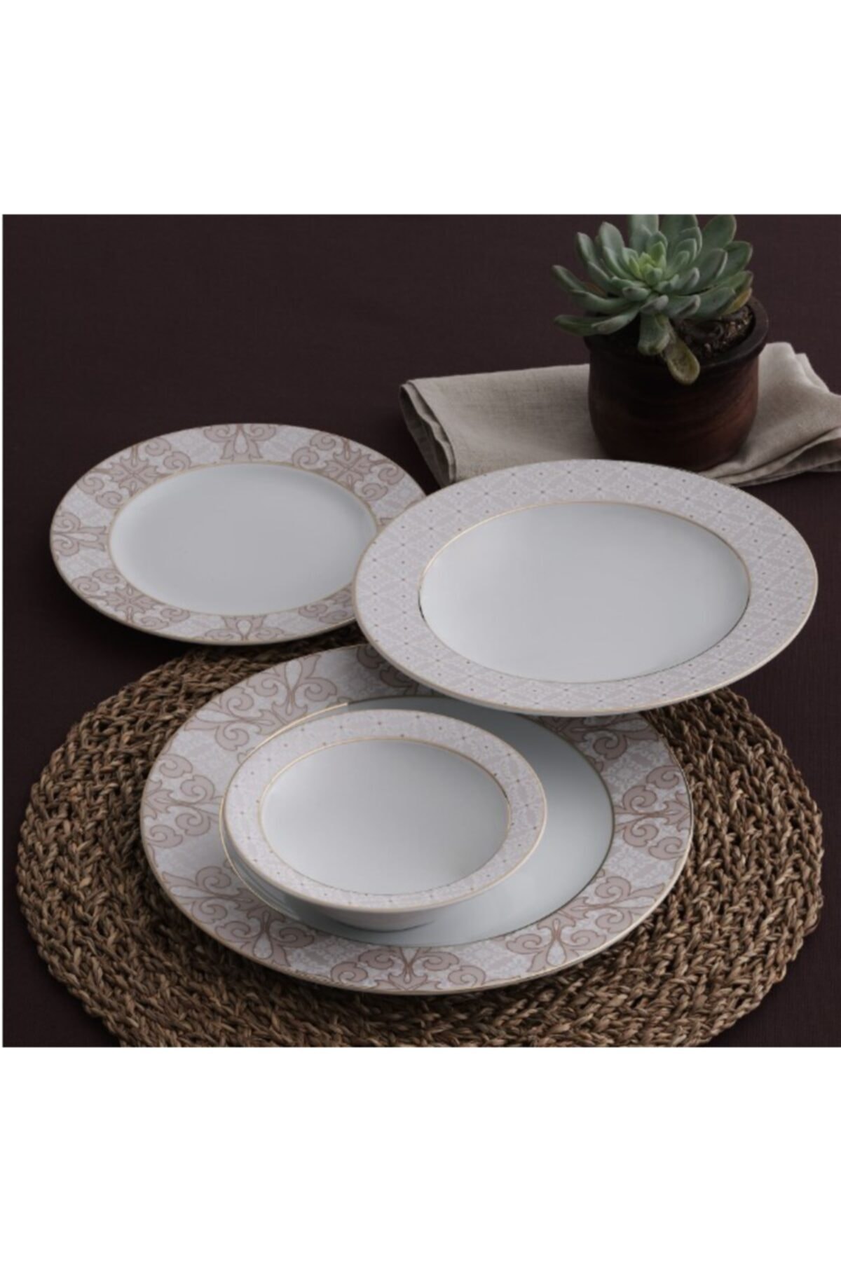 Güral Porselen Tolstoy Yemek Takımı 84 Parça 5728