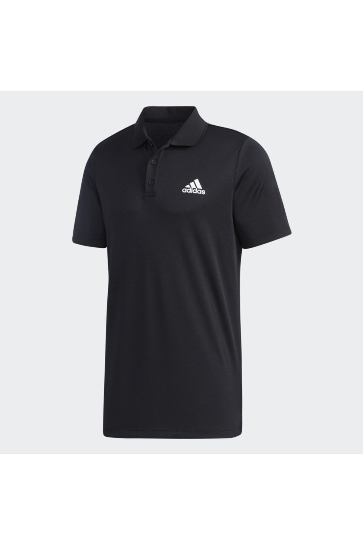 adidas Men s Black Polo Neck T shirt Trendyol