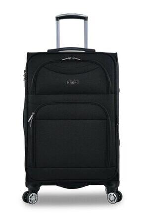 Unisex Siyah Kumaş Orta Boy Valiz Fsl010orta Image 0