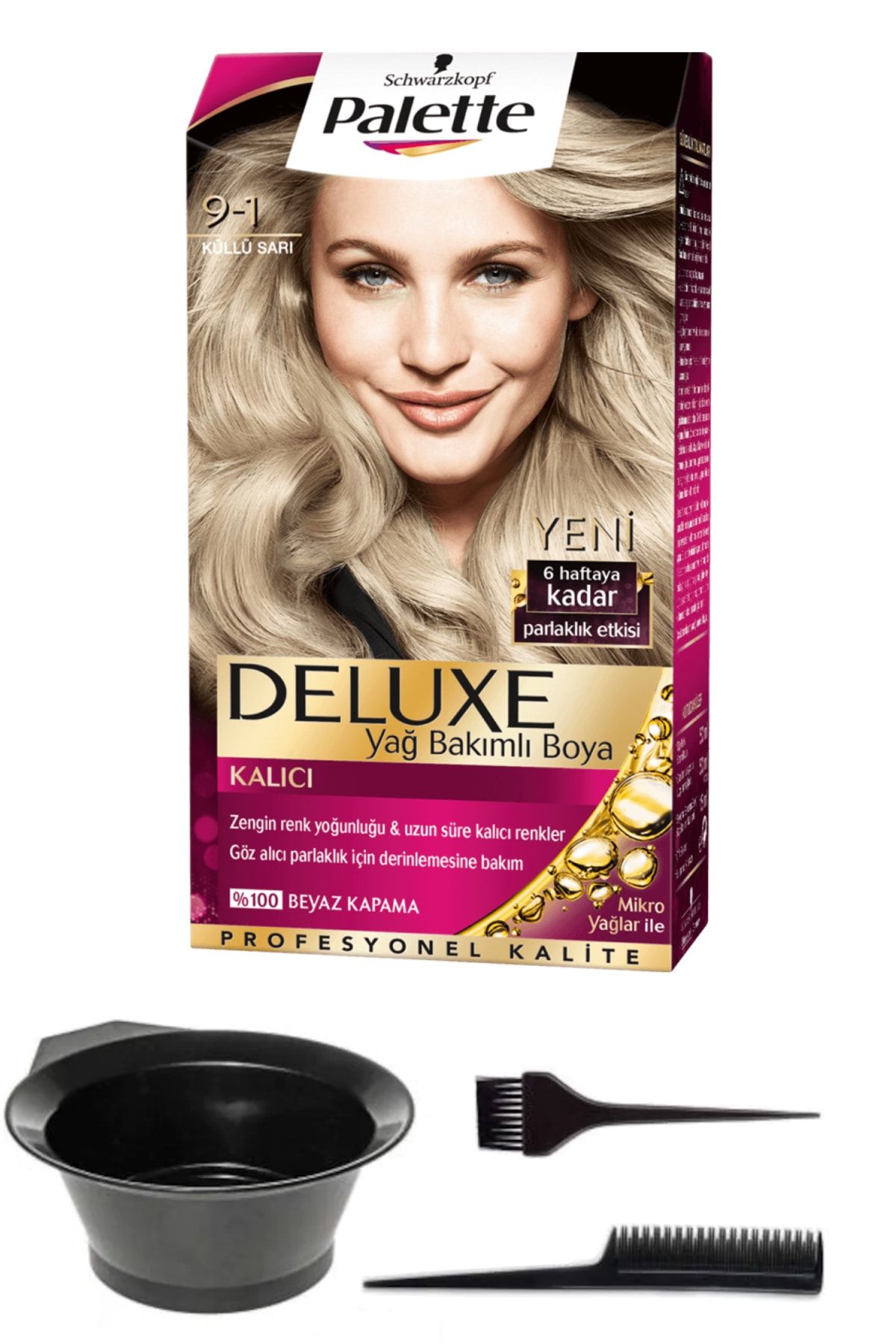 schwarzkopf hair mascara palette deluxe 9 1 kullu sari sac boyasi ve sac boyama seti fiyati yorumlari trendyol