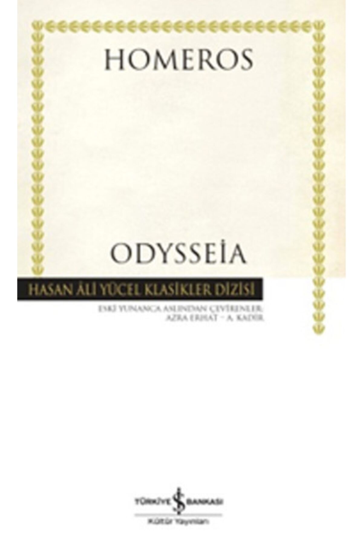 İş Bankası Kültür Yayınları Odysseia - Homeros