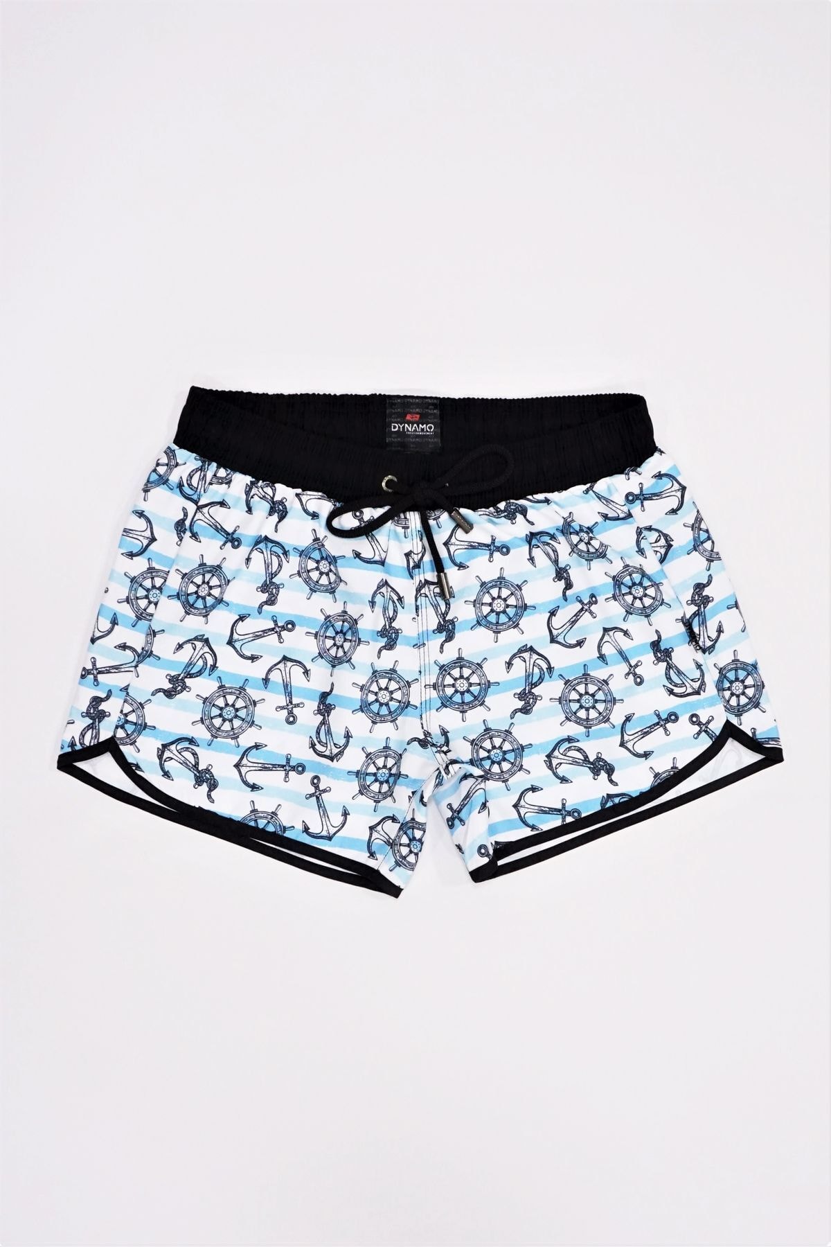 DYNAMO Kadın Marin Desenli Deniz Şortu R9 12021