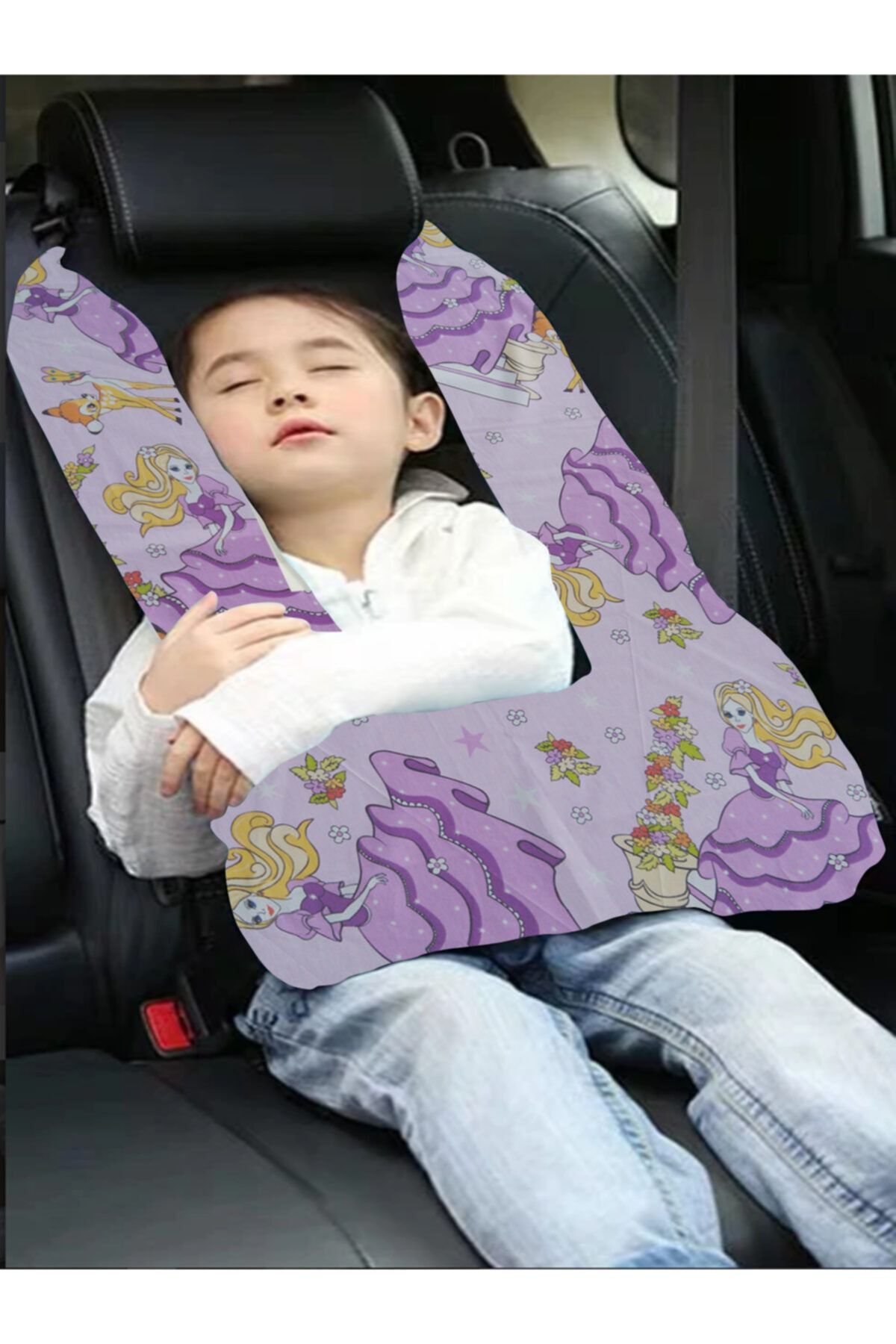 SARAÇ CUSHION&DESIGN Barbie Figürlü Güvenli Araç Yastığı