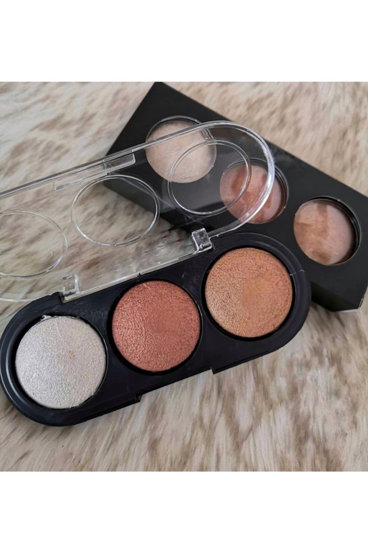 Roesıa Rose Cosmetics Roesıa Rose Cam 3'lü Hıghlıghter Paleti