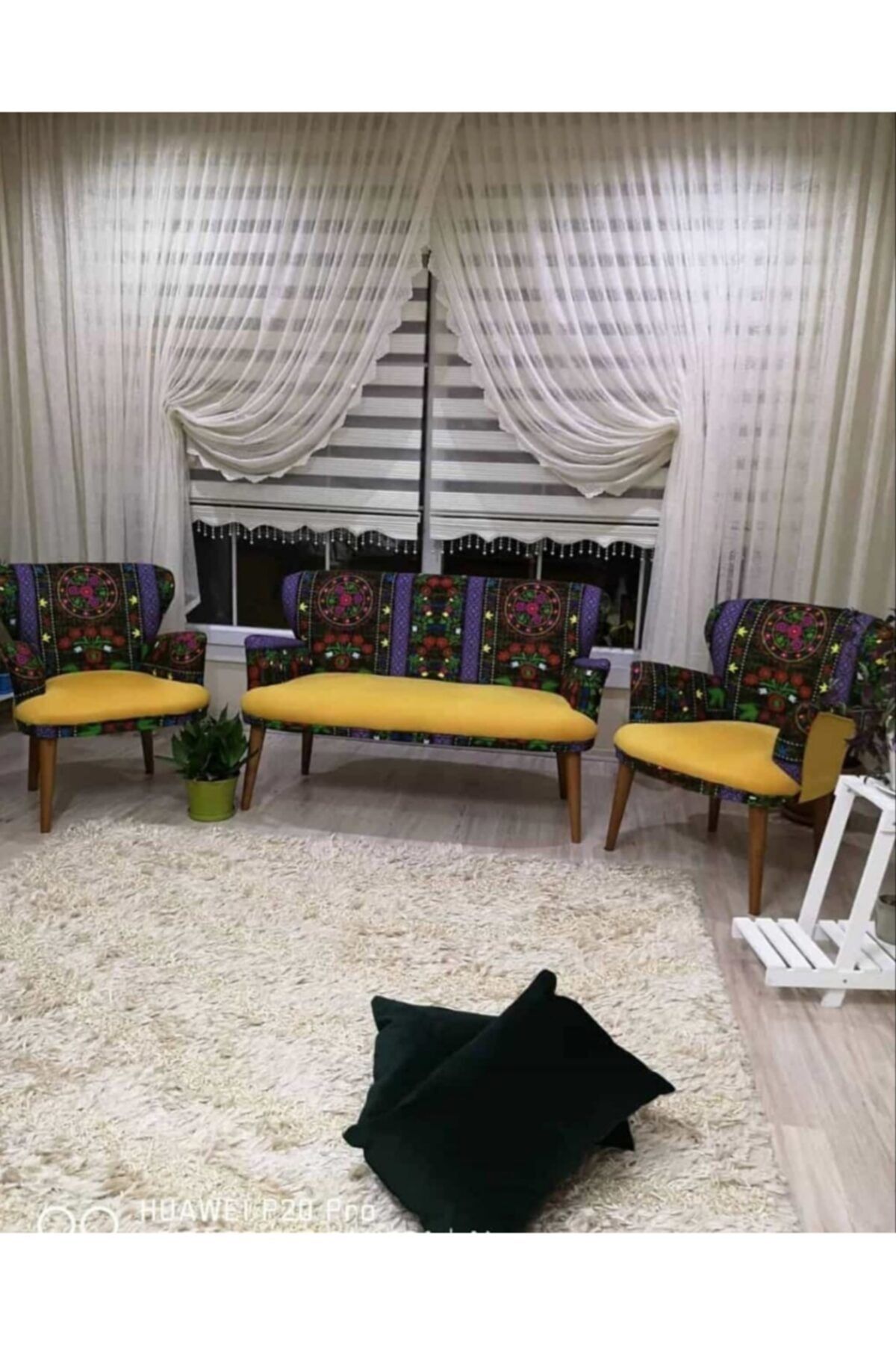ARYANS HOME Çay Seti Koltuk Takımı 2+1+1 Li Takım