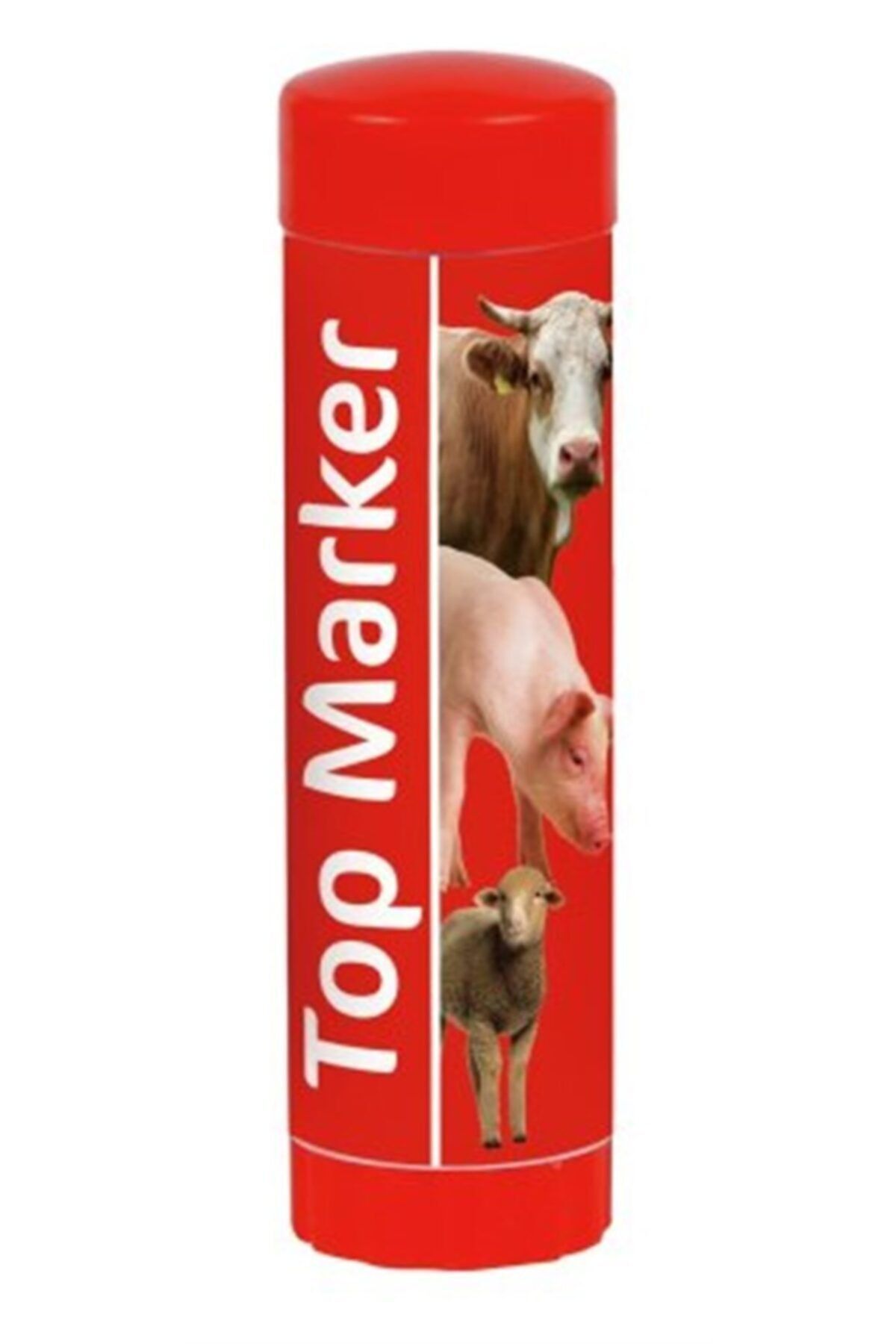 TarımGaraj Topmarker Hayvan Işaretleme Kalemi Kırmızı