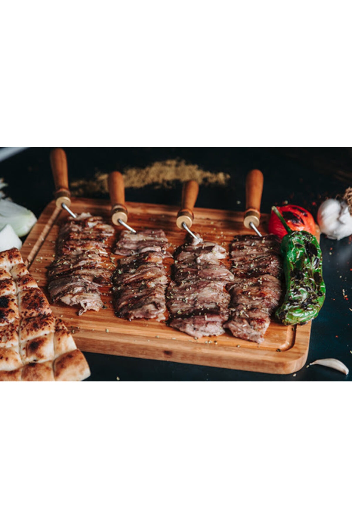 Arıcan Paslanmaz Çelik Erzurum Cağ Kebap Şişi 16,5 Cm (10 Adet)