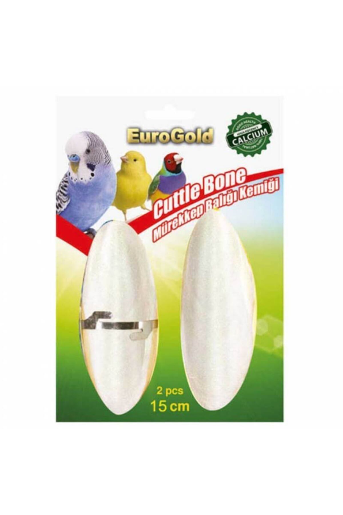 EuroGold Mürekkep Balığı Kemiği 2'li 15cm X 12 Paket