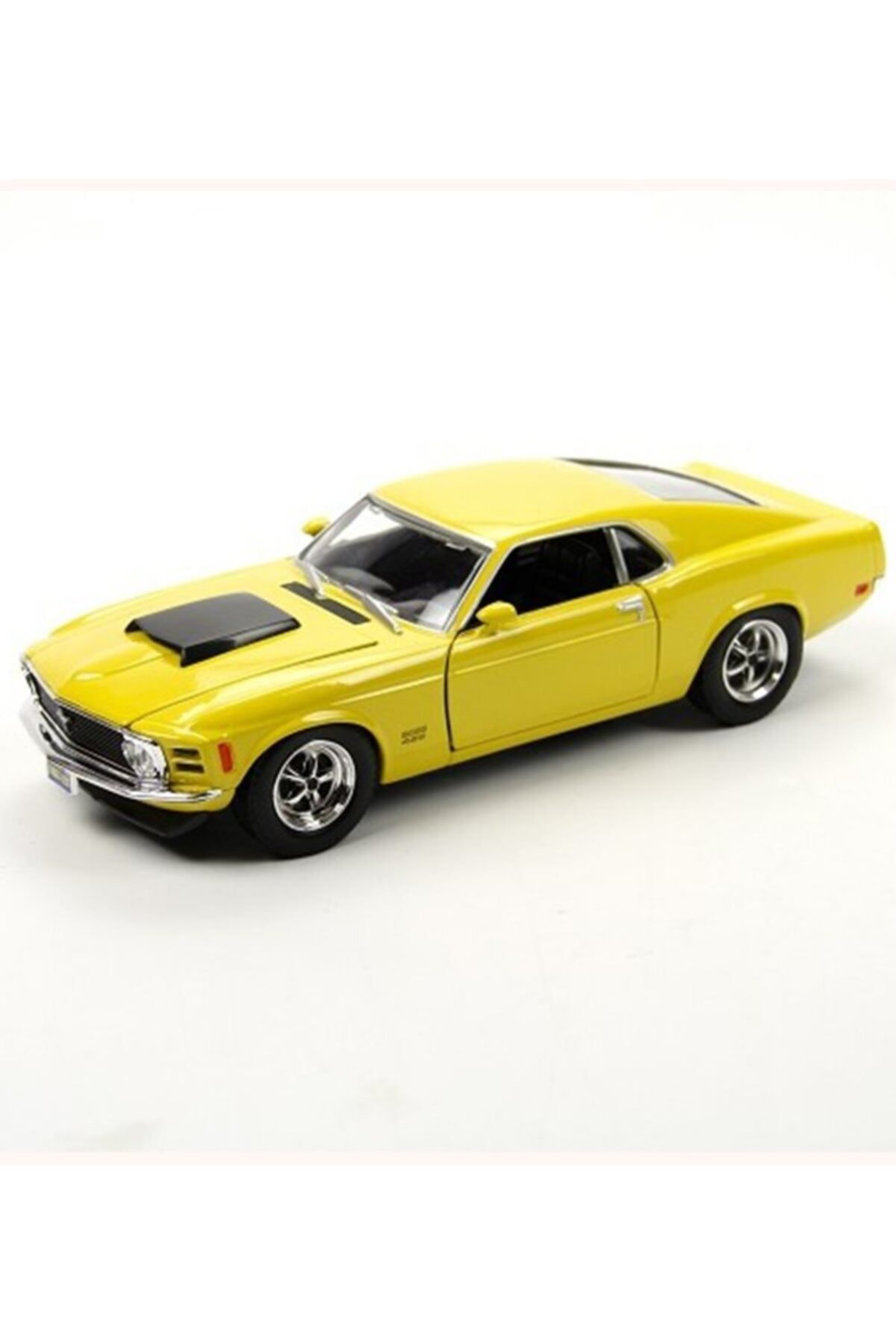 Motor Max Motormax Model Araba 1:24 1970 Ford Mustang Boss 429 - Sarı