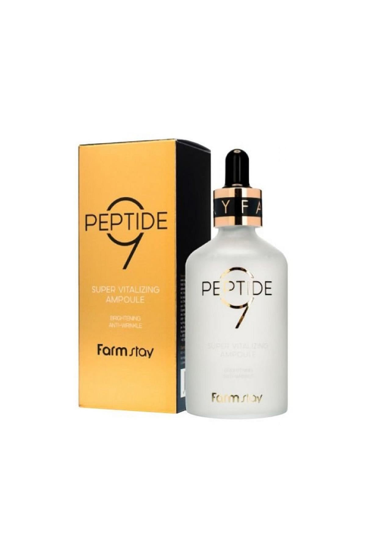 Farmstay Peptide 9 Gençleştirici, Canlandırıcı, Aydınaltıcı, Kırışıklık Karşıtı Anti-aging Ampül 100 Ml