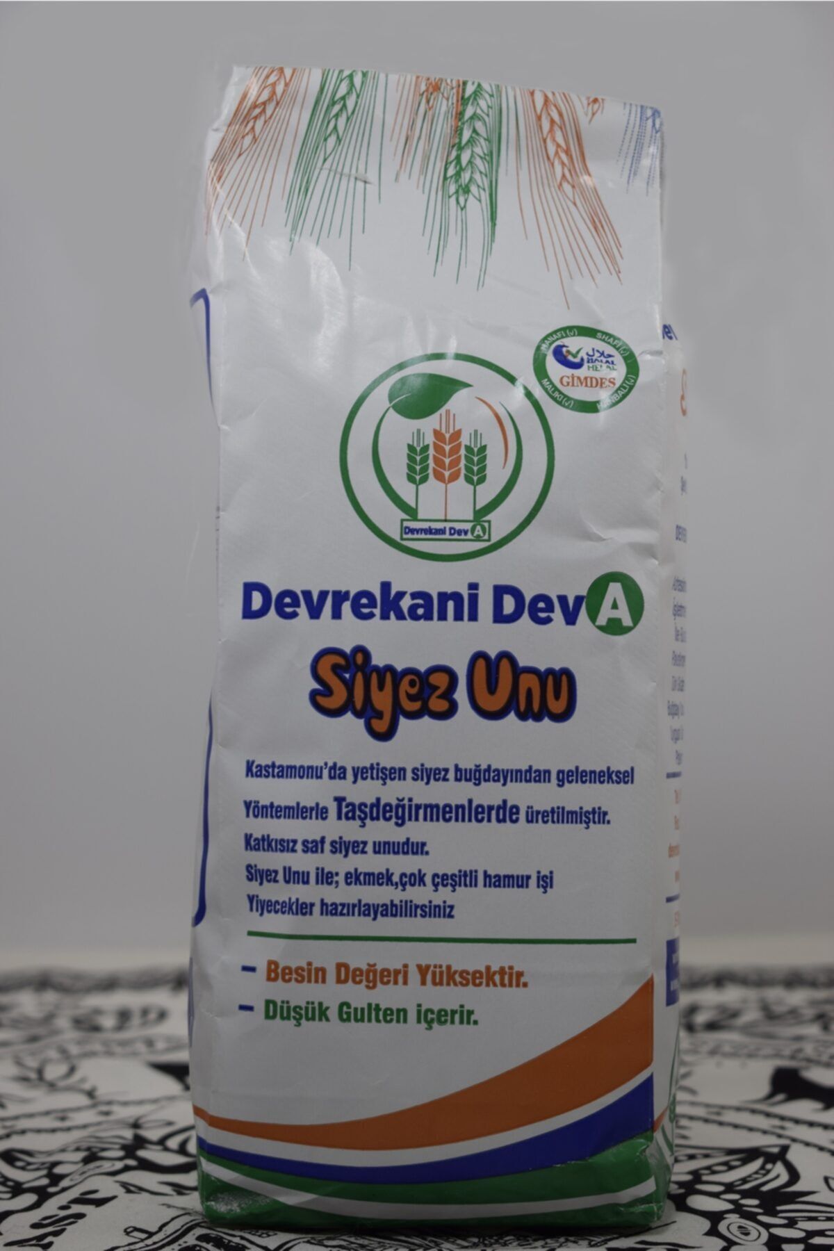 Deva Siyez Unu Siyez Buğdayı Unu Katkısız Düşük Glutenli 10 Kg