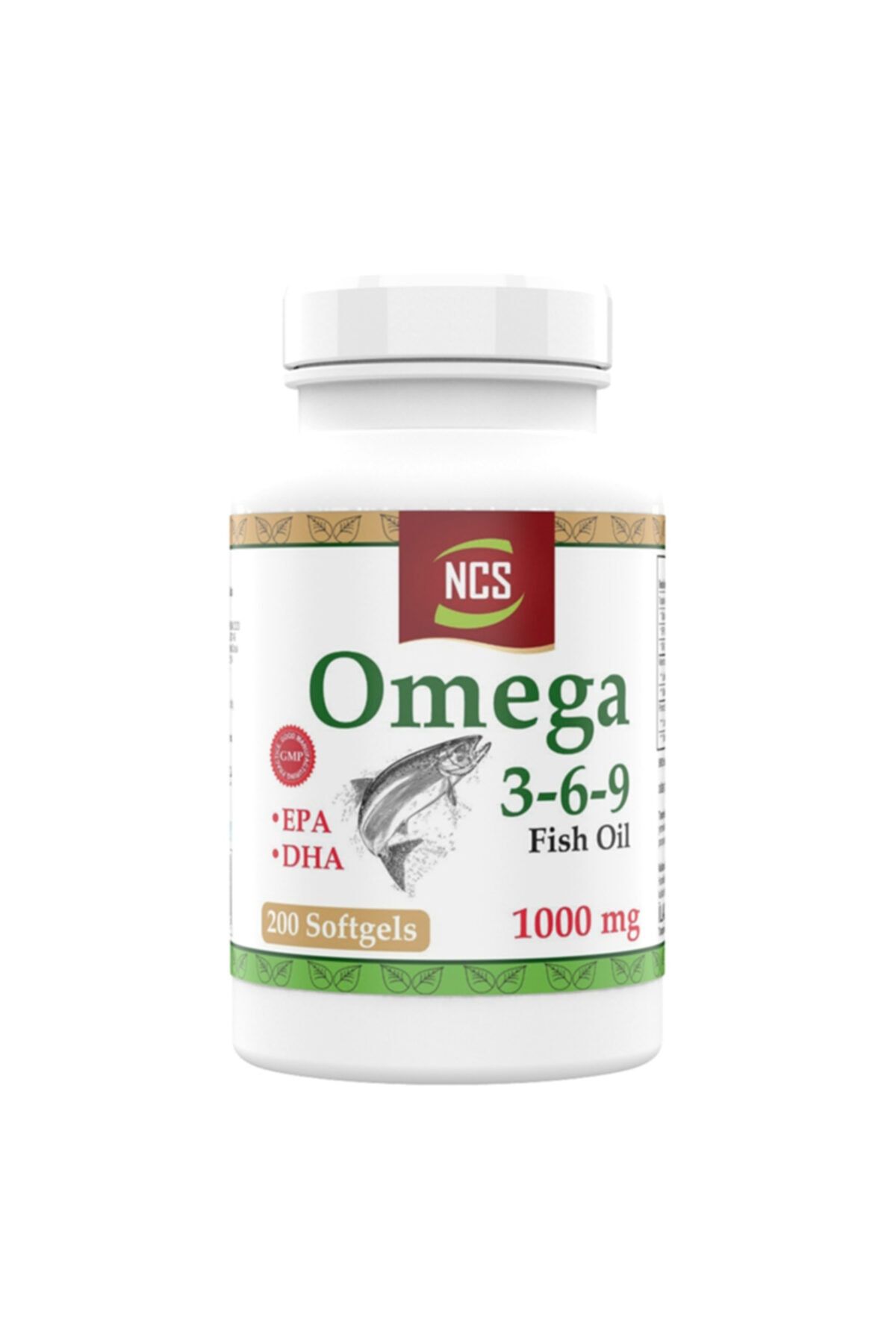 NCS Omega 3 6 9 Balık Yağı 1000 Mg 200 Capsül