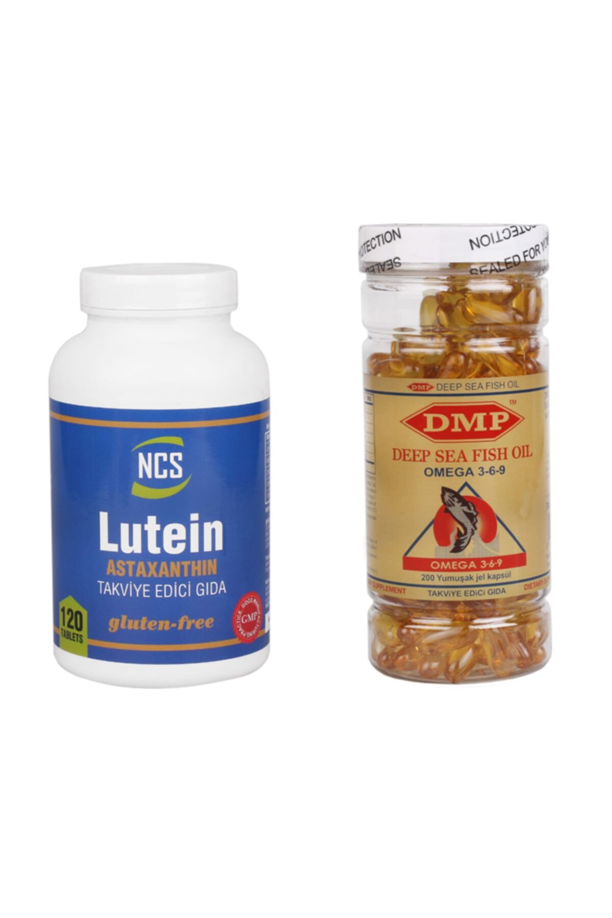NCS Lutein Astaksantin 120 Tablet Omega 3 6 9 200 Capsül
