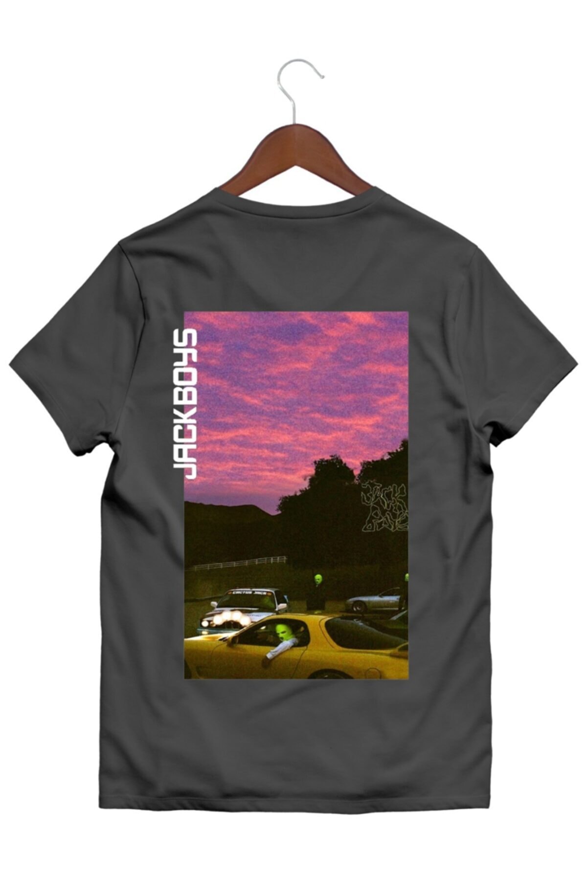 World Travis Jackboys Gri T-shirt