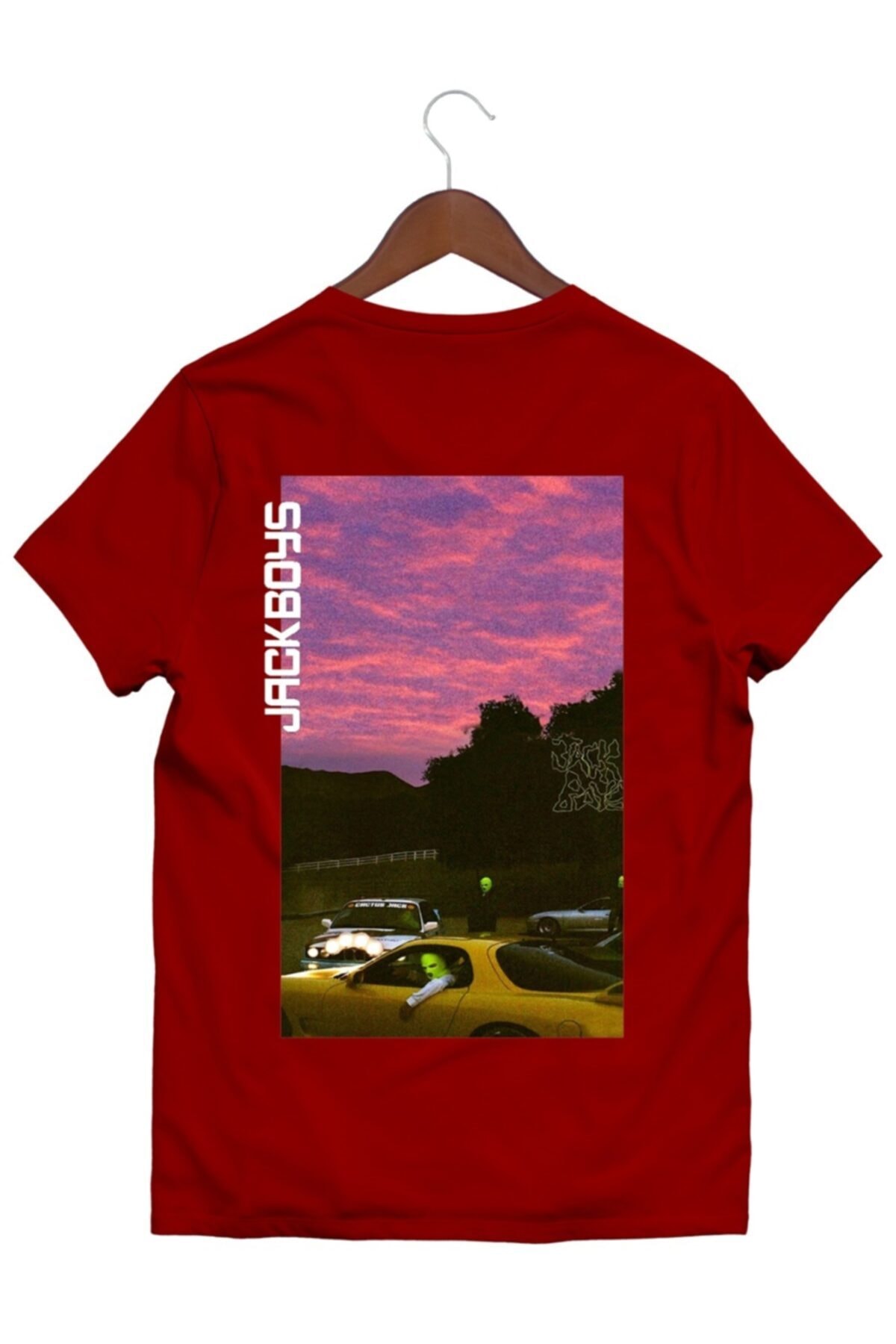 World Travis Kırmızı Jackboys T-Shirt