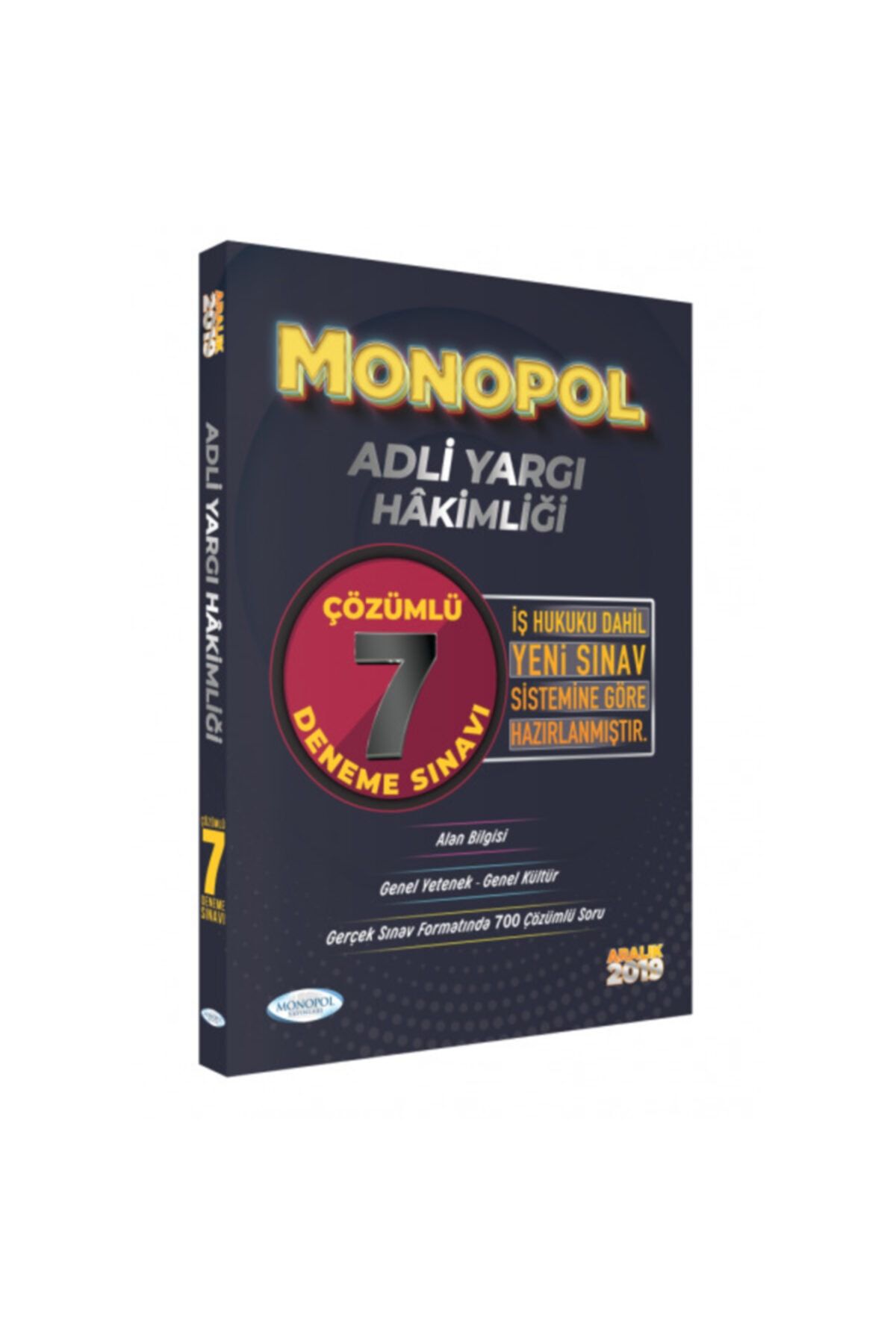 Monopol Yayinlari 2019 Adli Yargi Hakimligi Tamami Cozumlu 7 Deneme Sinavi Trendyol