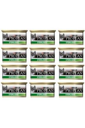 Proplan Sterilised Konserve Kedi Maması 85 gr X 12 Adet Image 0