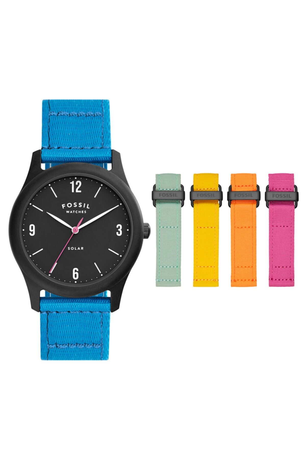 Fossil Fle1113 Erkek Kol Saati Ve 4 Yedek Kordon Trendyol
